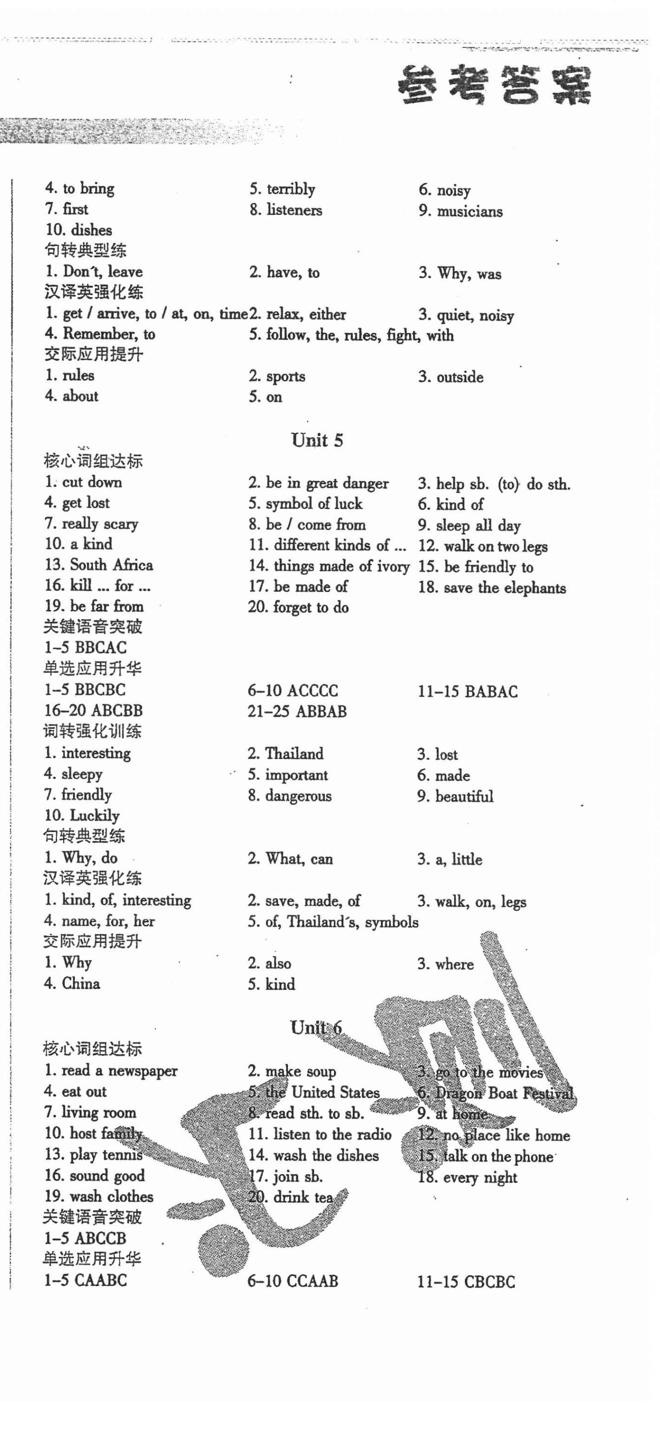 2021年匯測期末競優(yōu)七年級英語下冊人教版54制 第3頁