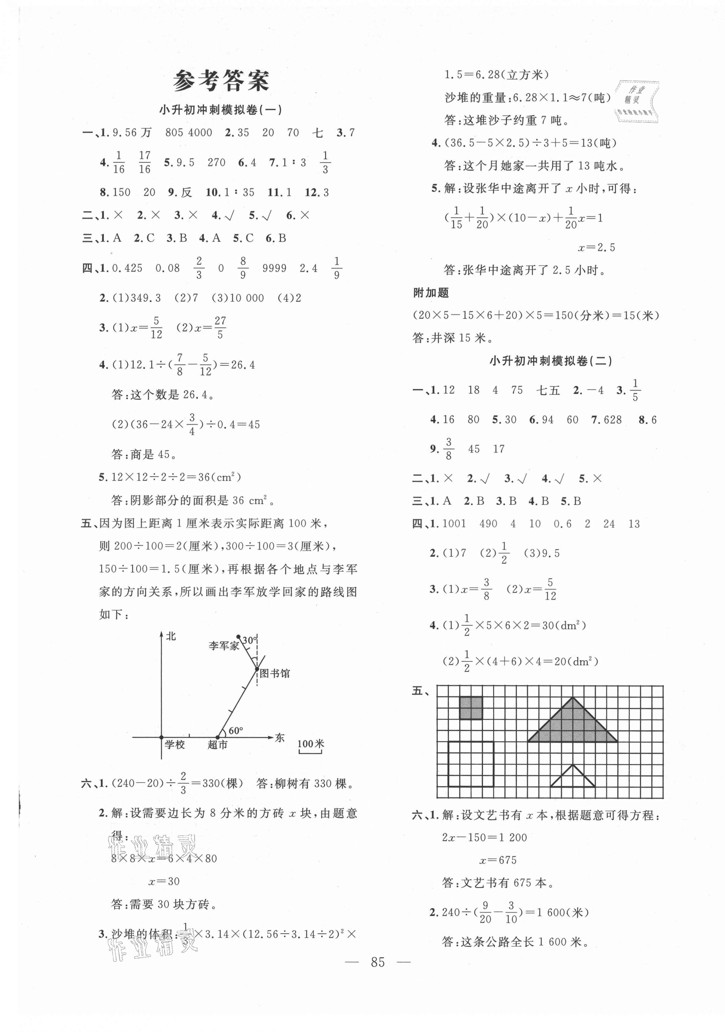 2021年全真模擬試卷與沖刺秘訣數(shù)學(xué) 第1頁(yè)