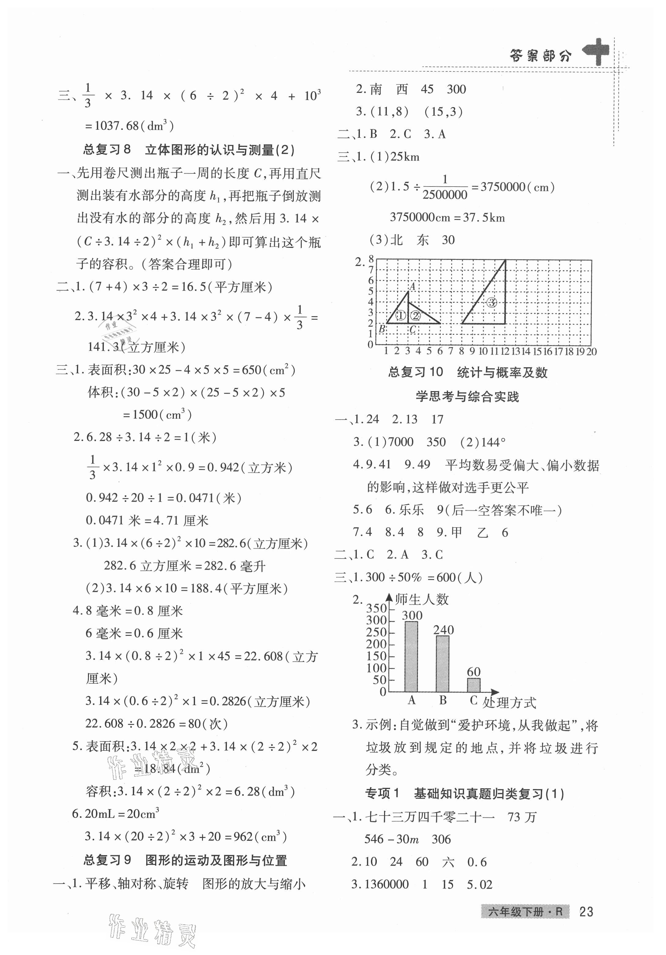 2021年期末考試必刷卷六年級(jí)數(shù)學(xué)下冊(cè)人教版鄭州專版 第3頁