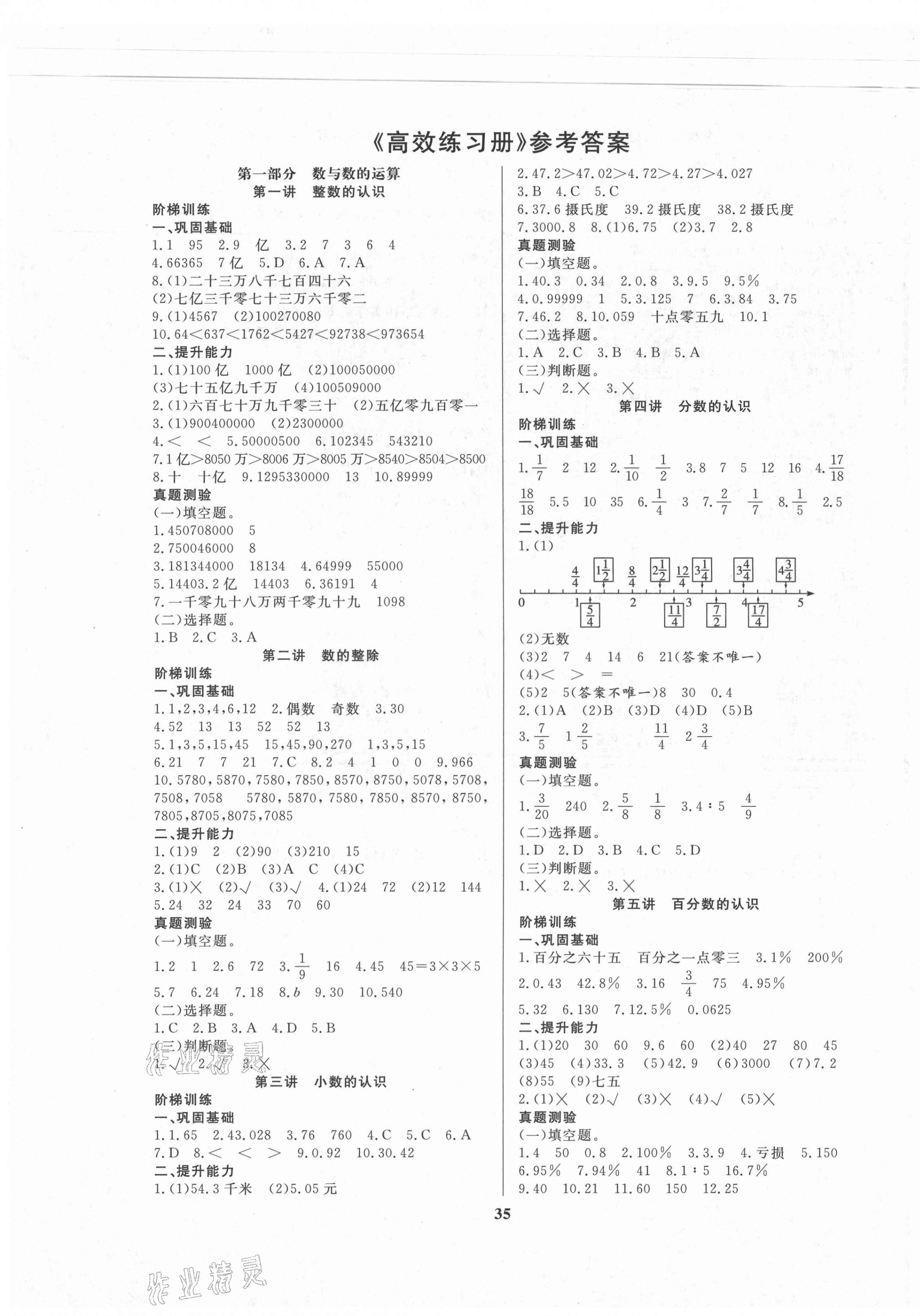 2021年云南省小學畢業(yè)總復習備考攻略數(shù)學 第3頁