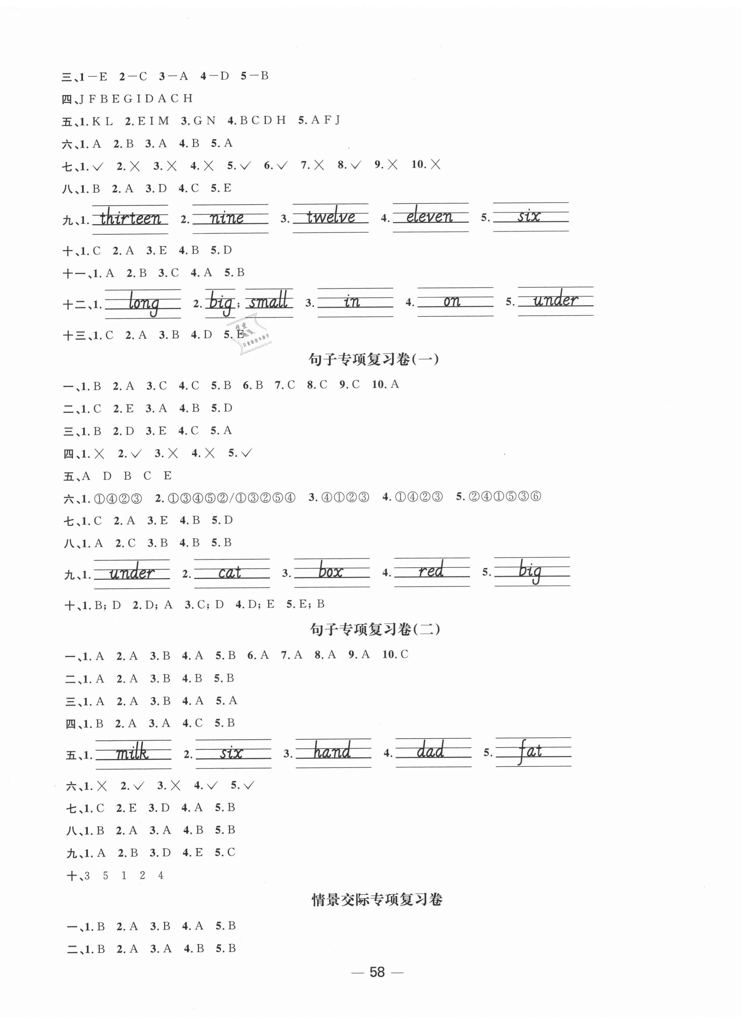 2021年陽光同學(xué)期末復(fù)習(xí)15天沖刺100分三年級(jí)英語下冊(cè)人教PEP版 第2頁