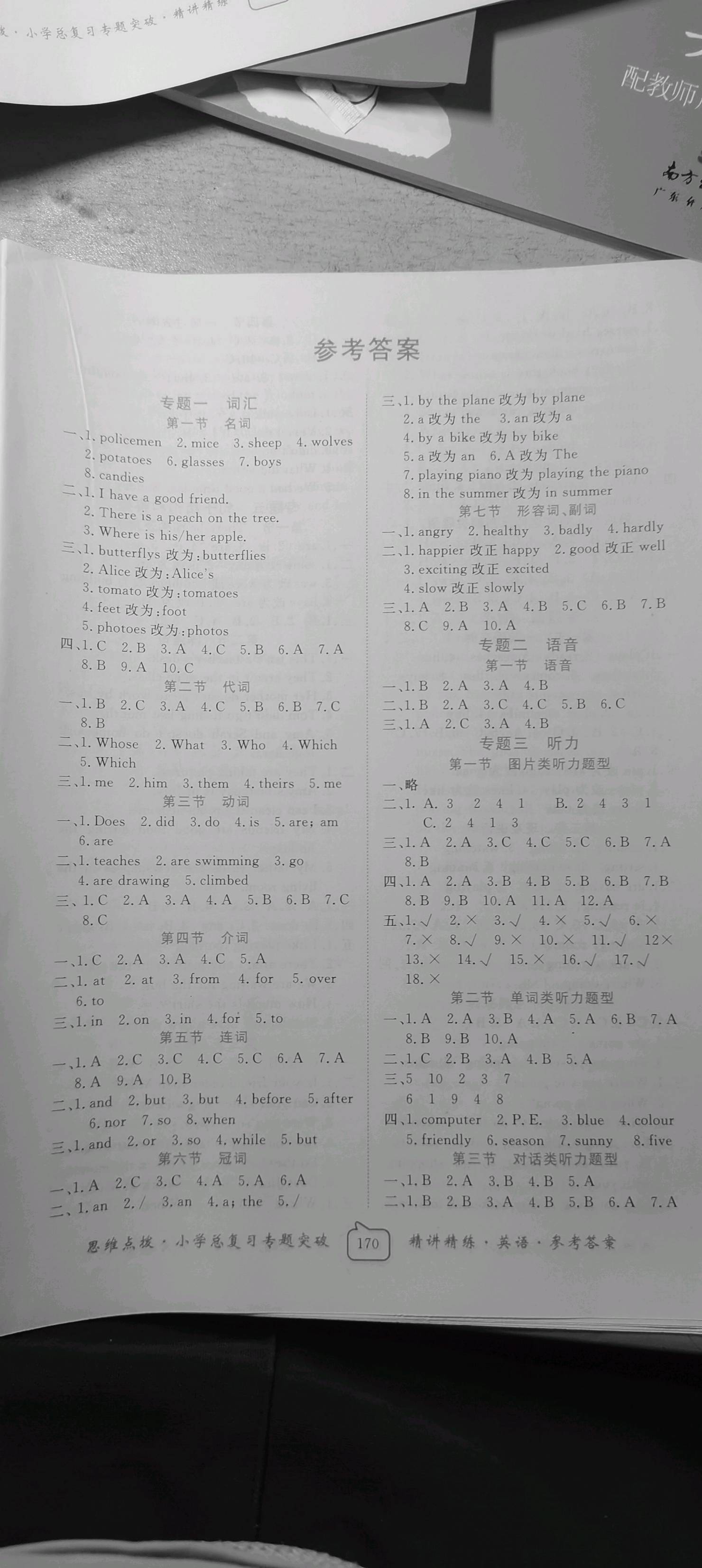 2021年南粵寶典思維點撥小學(xué)總復(fù)習(xí)英語 第1頁