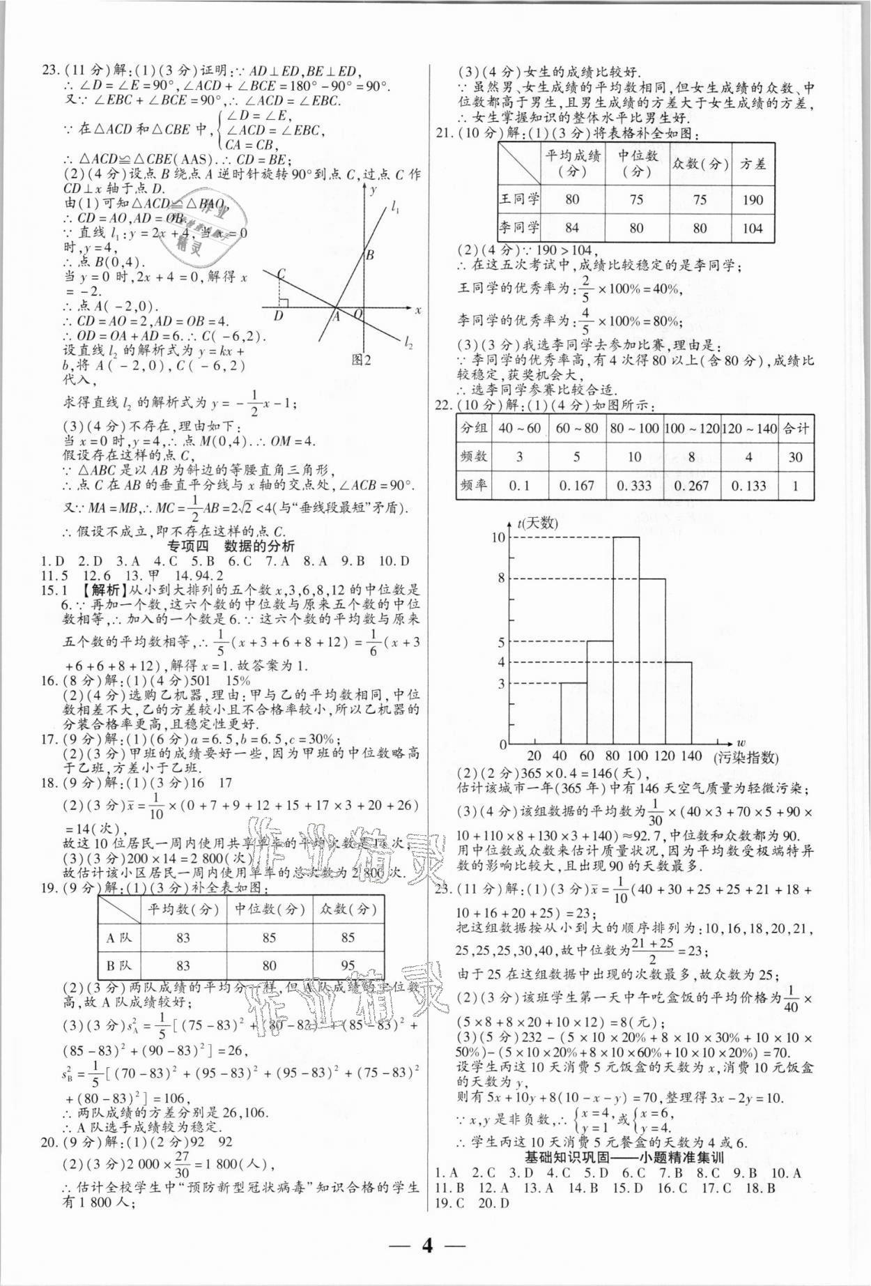 2021年全程無(wú)憂真題期末八年級(jí)數(shù)學(xué)下冊(cè)人教版河南專版 第4頁(yè)
