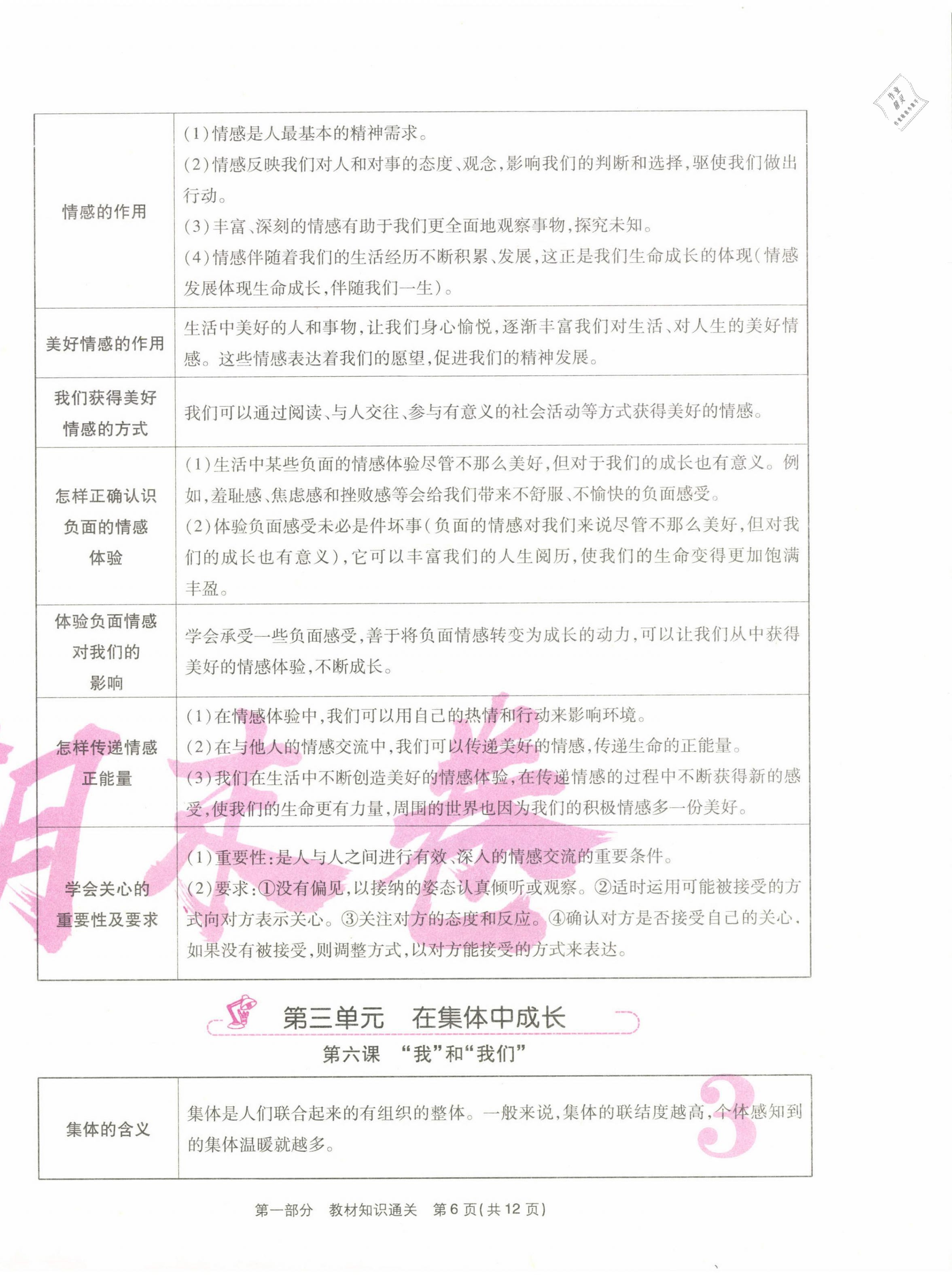 2021年云南本土期末卷七年級道德與法治下冊人教版 第6頁