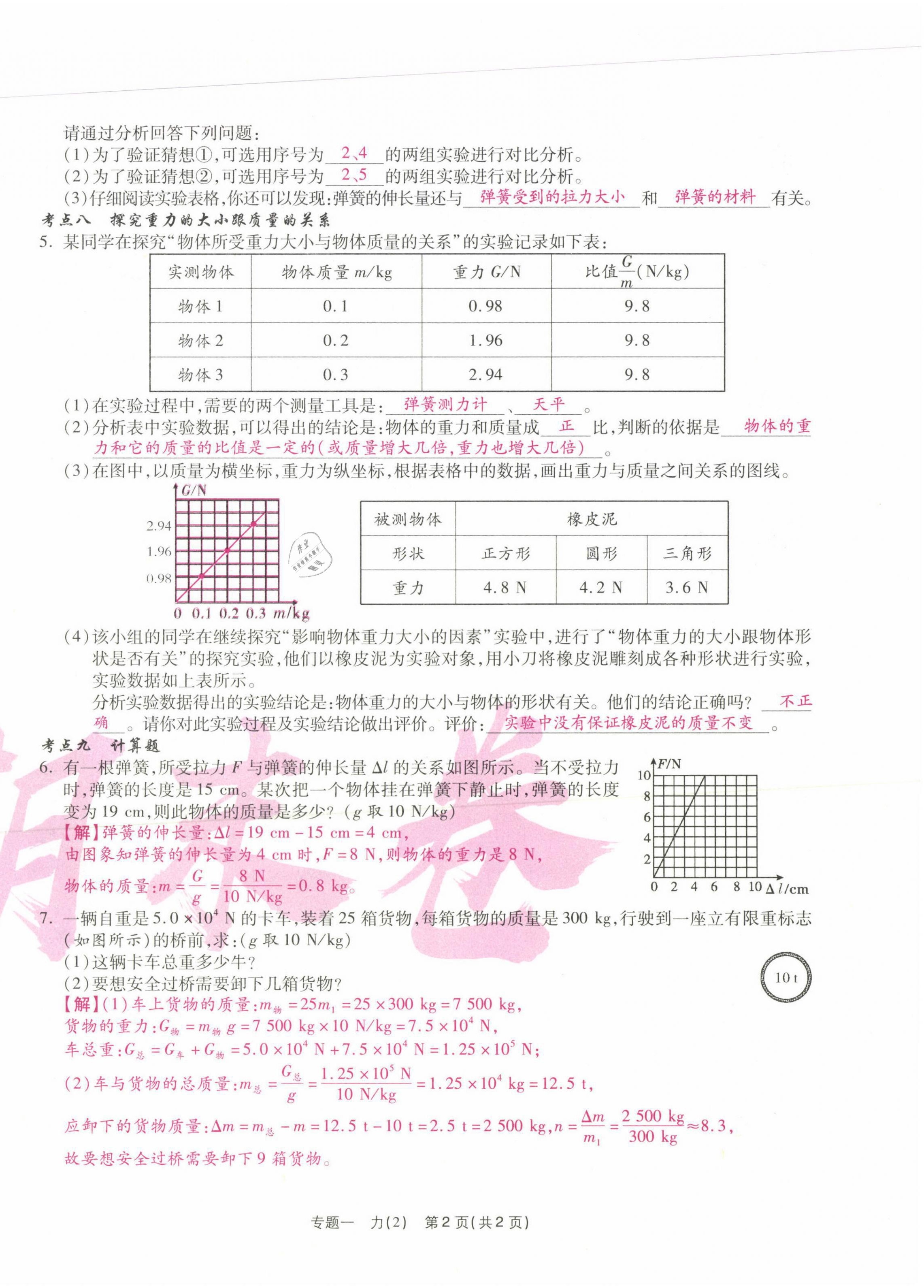 2021年本土期末卷八年級(jí)物理下冊(cè)人教版 第20頁(yè)