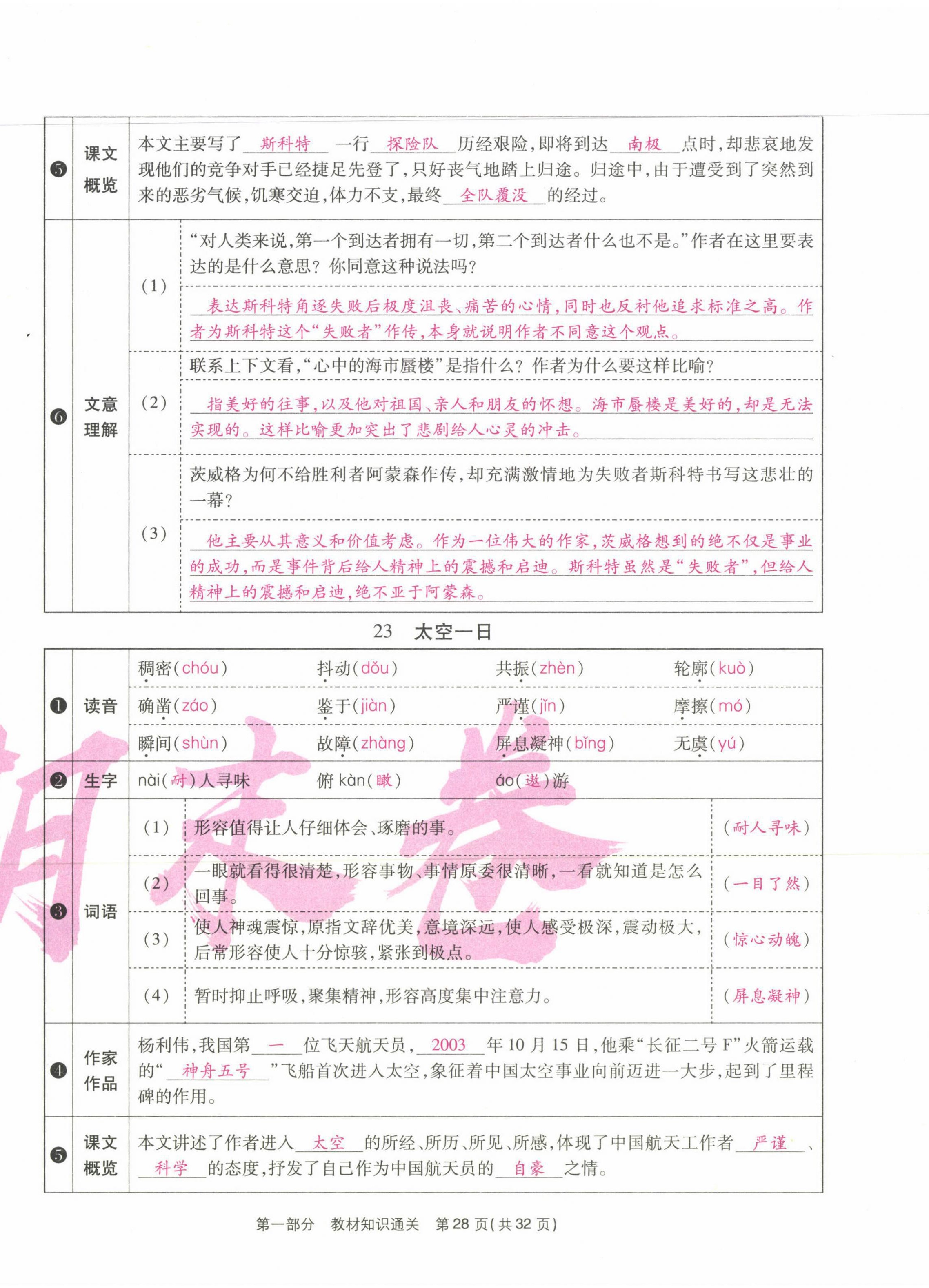 2021年云南本土期末卷七年級(jí)語(yǔ)文下冊(cè)人教版 第28頁(yè)