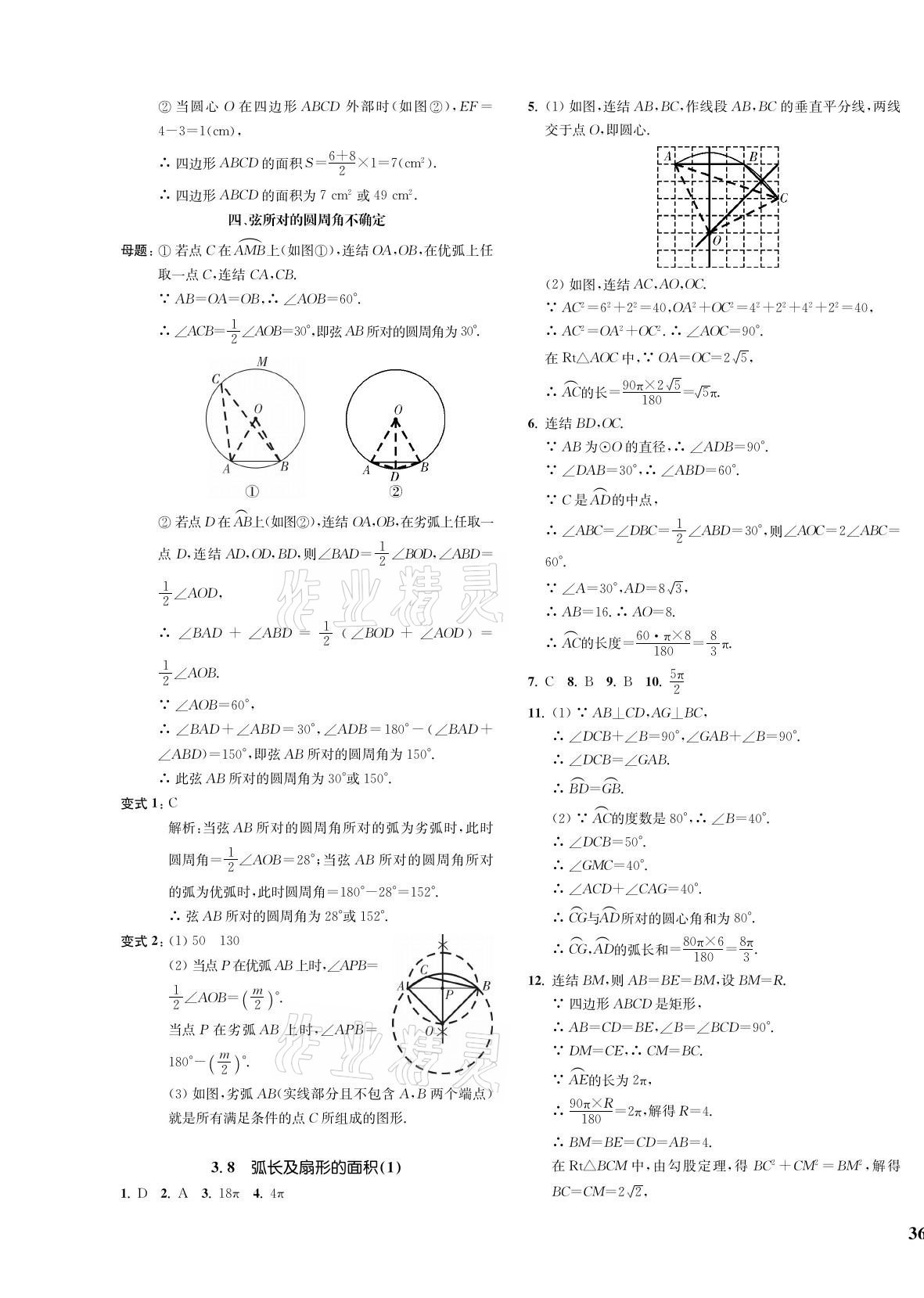 2021年一閱優(yōu)品作業(yè)本九年級數(shù)學(xué)全一冊浙教版 第19頁