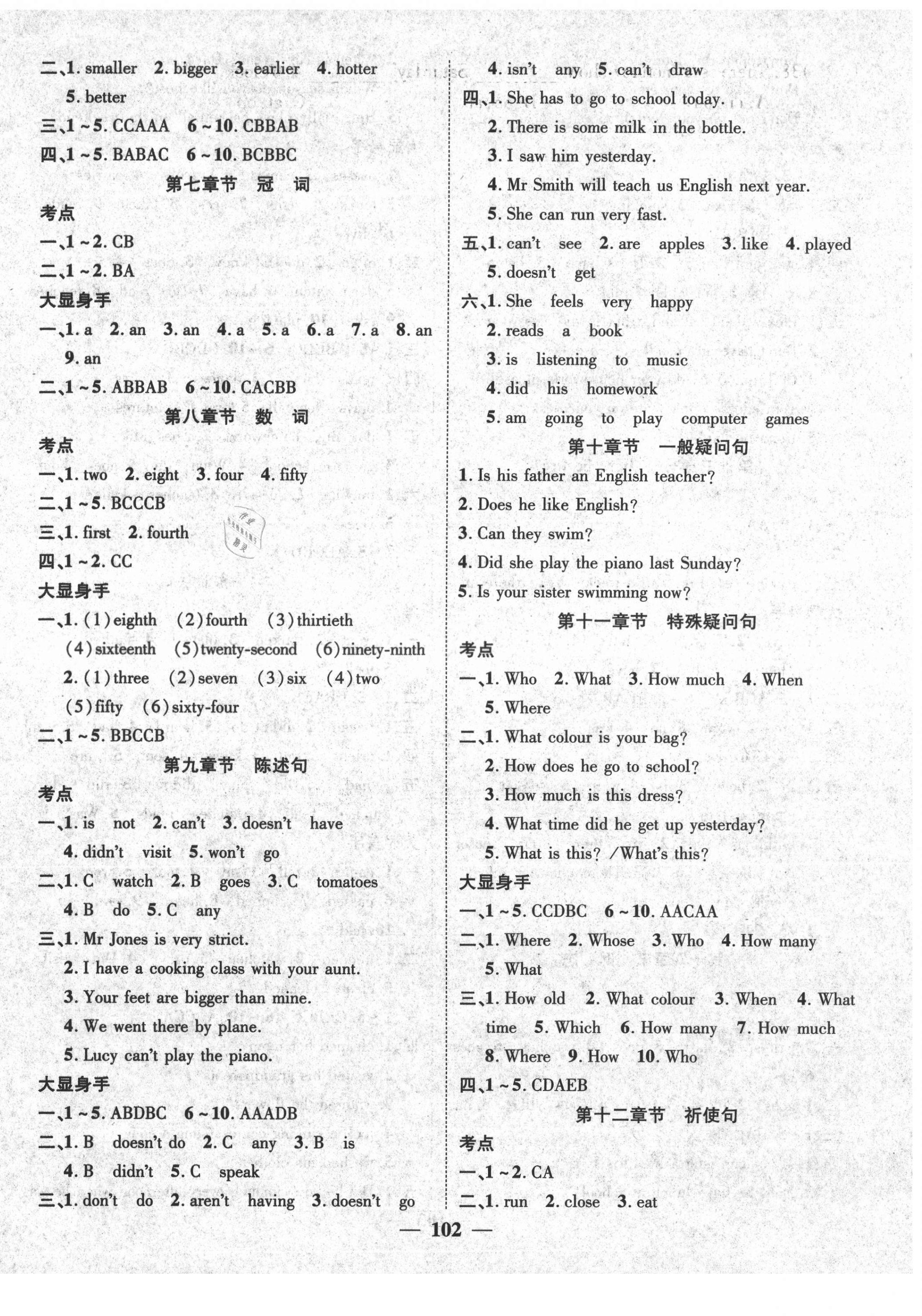 2021年智慧萬(wàn)羽小考王英語(yǔ) 第2頁(yè)