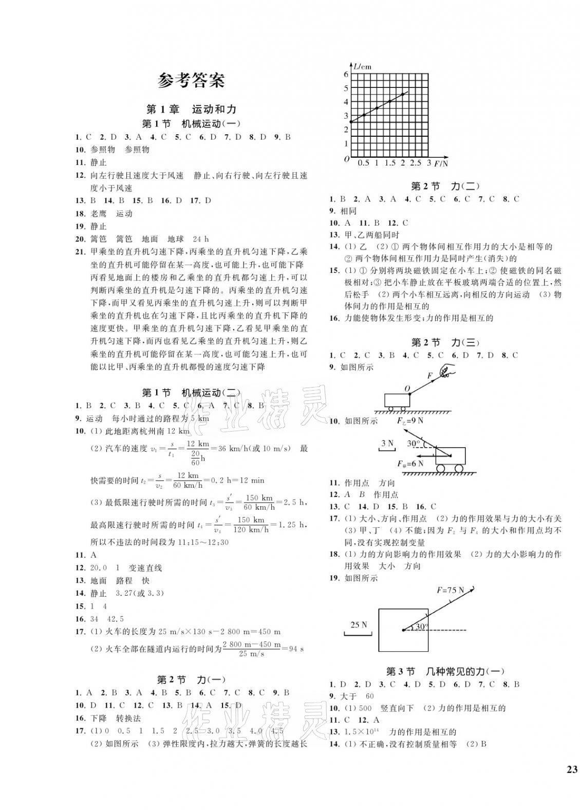 2021年一阅优品作业本八年级科学上册华师大版 第1页