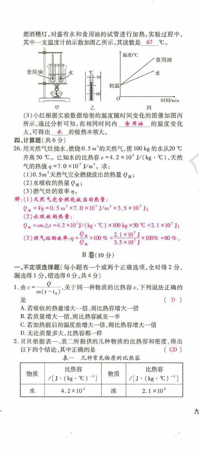 2021年優(yōu)課堂給力A加九年級(jí)物理全一冊(cè)教科版 第5頁(yè)