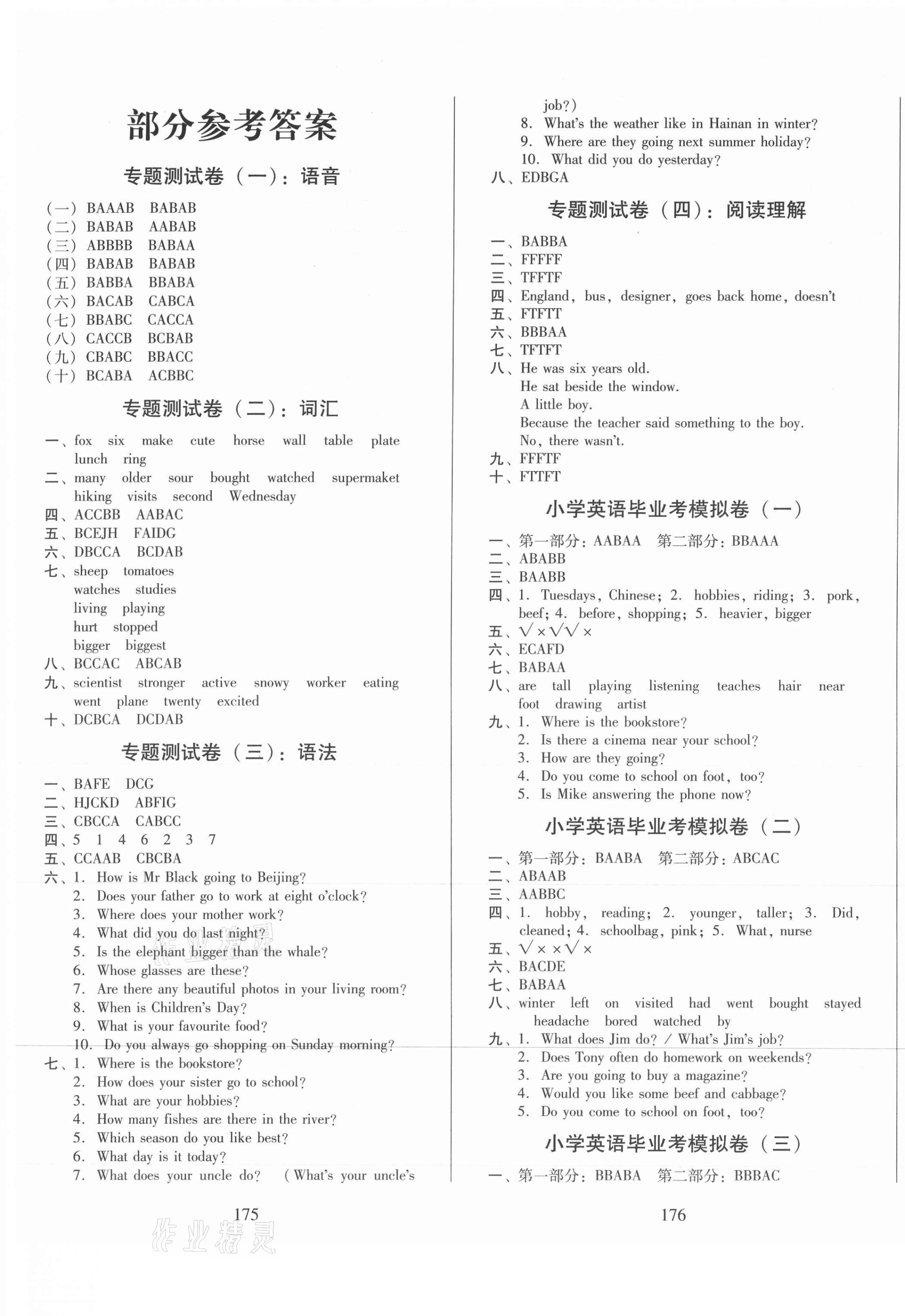 2021年考前一搏英语东莞专版 第1页