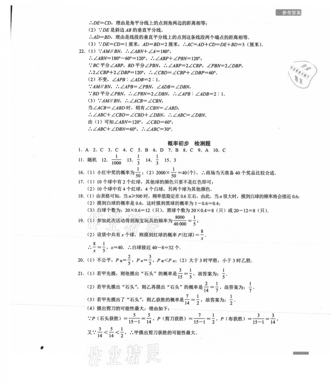 2021年A典學案沖刺100分七年級數學下冊北師大版 第13頁
