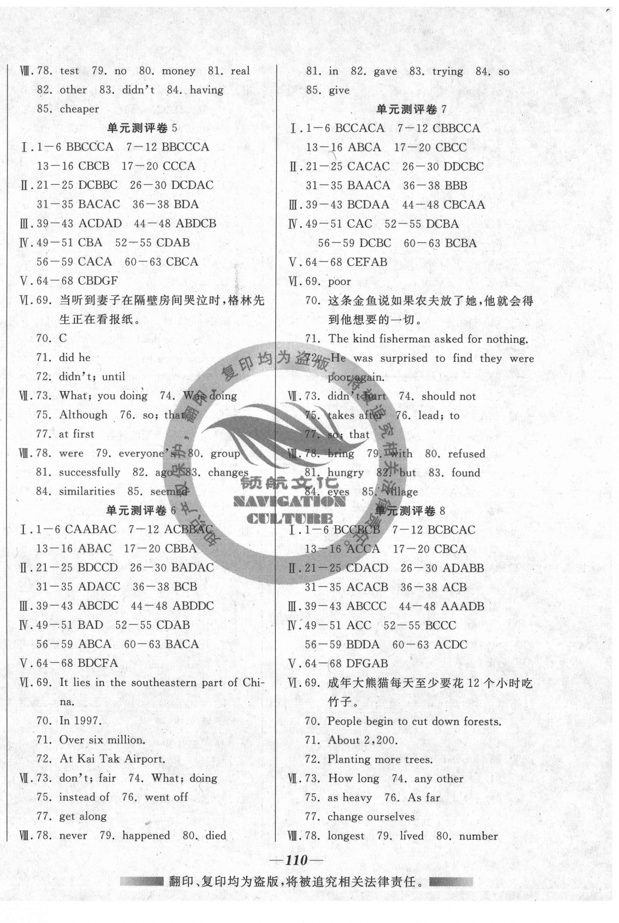 2021年名校1號(hào)挑戰(zhàn)滿(mǎn)分八年級(jí)英語(yǔ)下冊(cè)人教版 參考答案第2頁(yè)