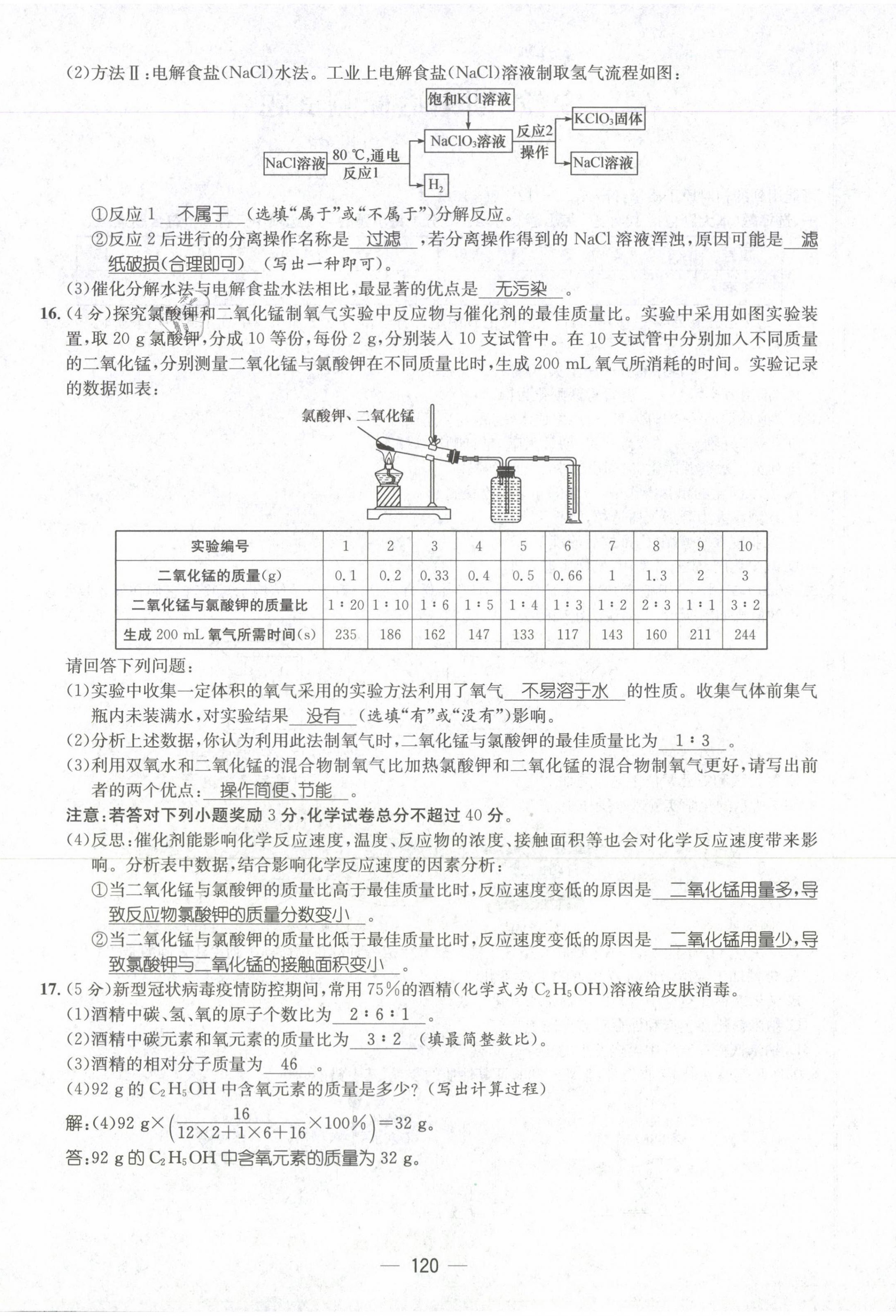 2021年名師測(cè)控九年級(jí)化學(xué)上冊(cè)人教版安徽專版 第20頁(yè)