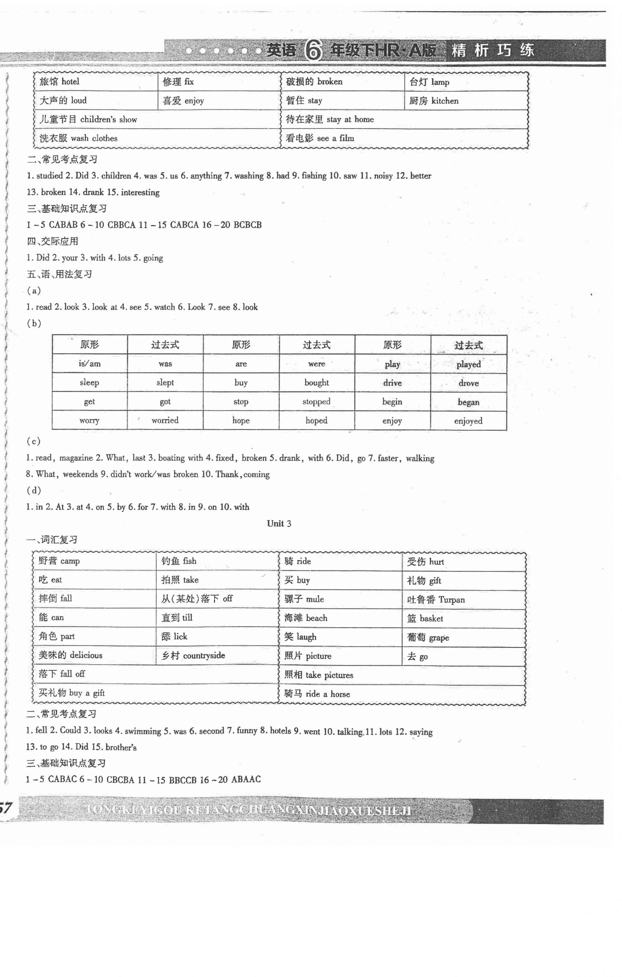 2021年精析巧練階段性同步復(fù)習(xí)與測(cè)試六年級(jí)英語(yǔ)下冊(cè)人教版五四制A版 第2頁(yè)