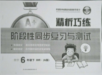 2021年精析巧練階段性同步復(fù)習(xí)與測試六年級數(shù)學(xué)下冊人教版五四制A版