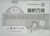 2021年精析巧練階段性同步復(fù)習(xí)與測試八年級語文下冊人教版