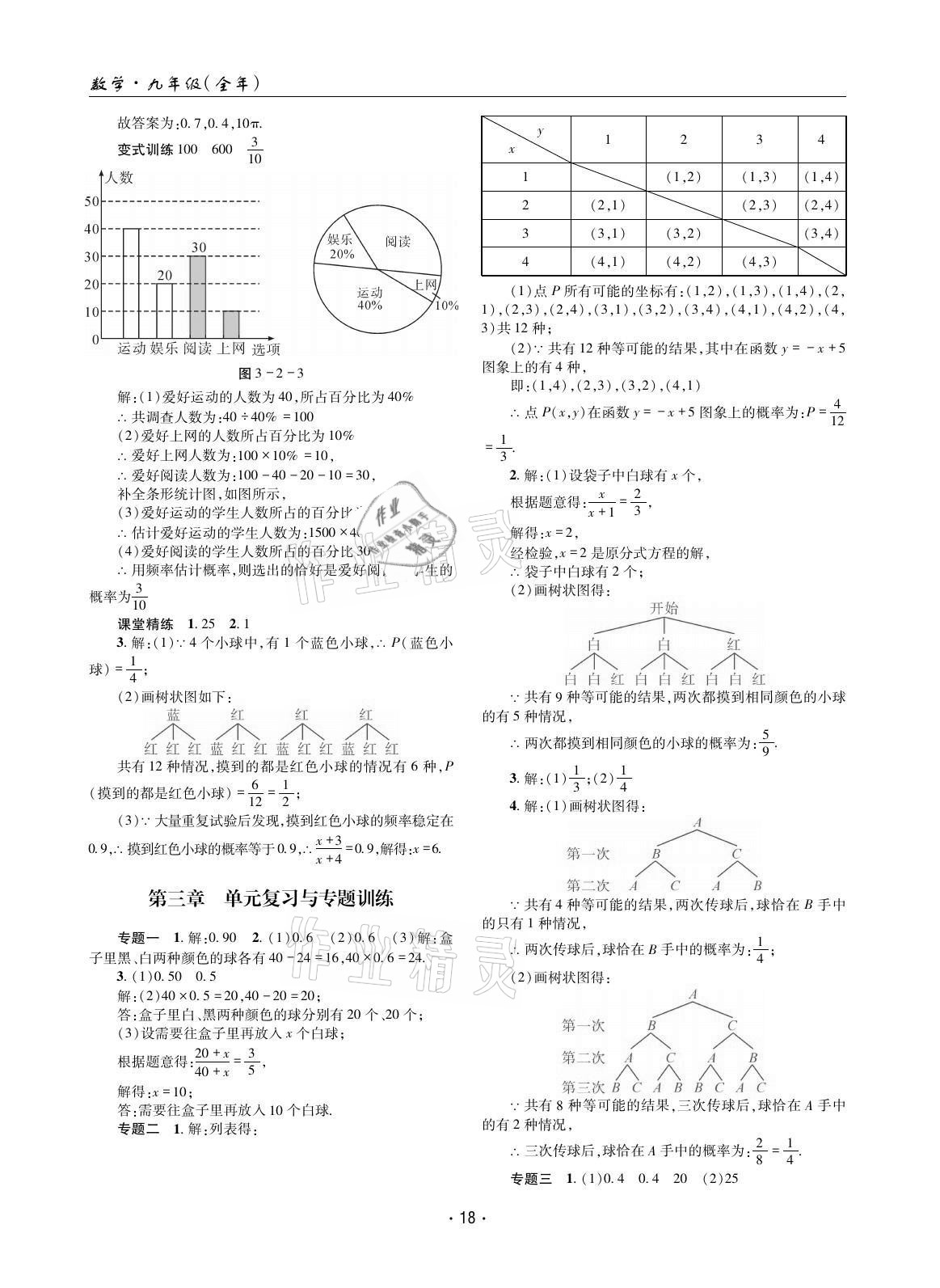 2021年理科愛好者九年級(jí)數(shù)學(xué)全一冊(cè)北師大版第11期 參考答案第17頁(yè)