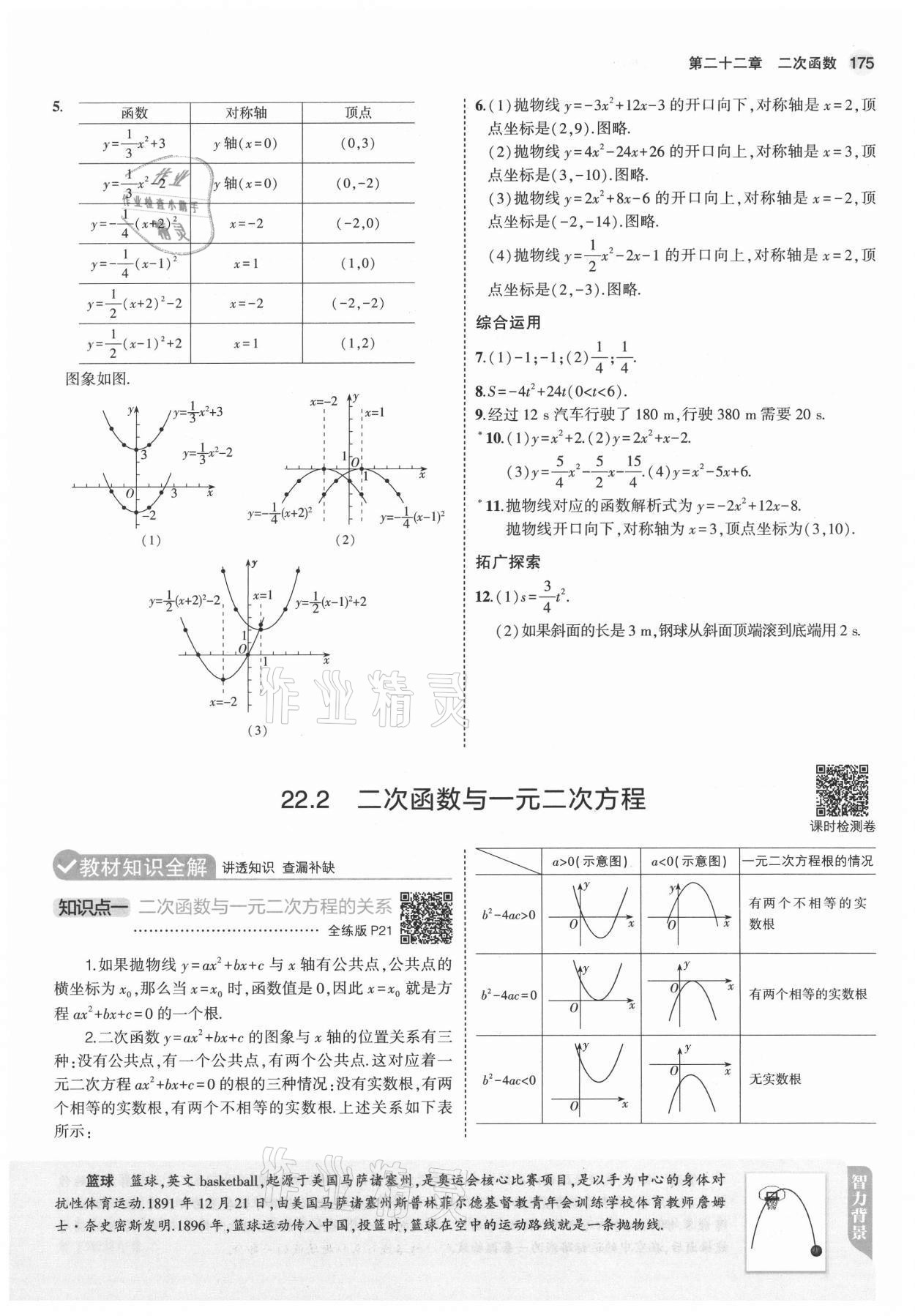 2021年教材課本九年級(jí)數(shù)學(xué)上冊(cè)人教版 參考答案第9頁