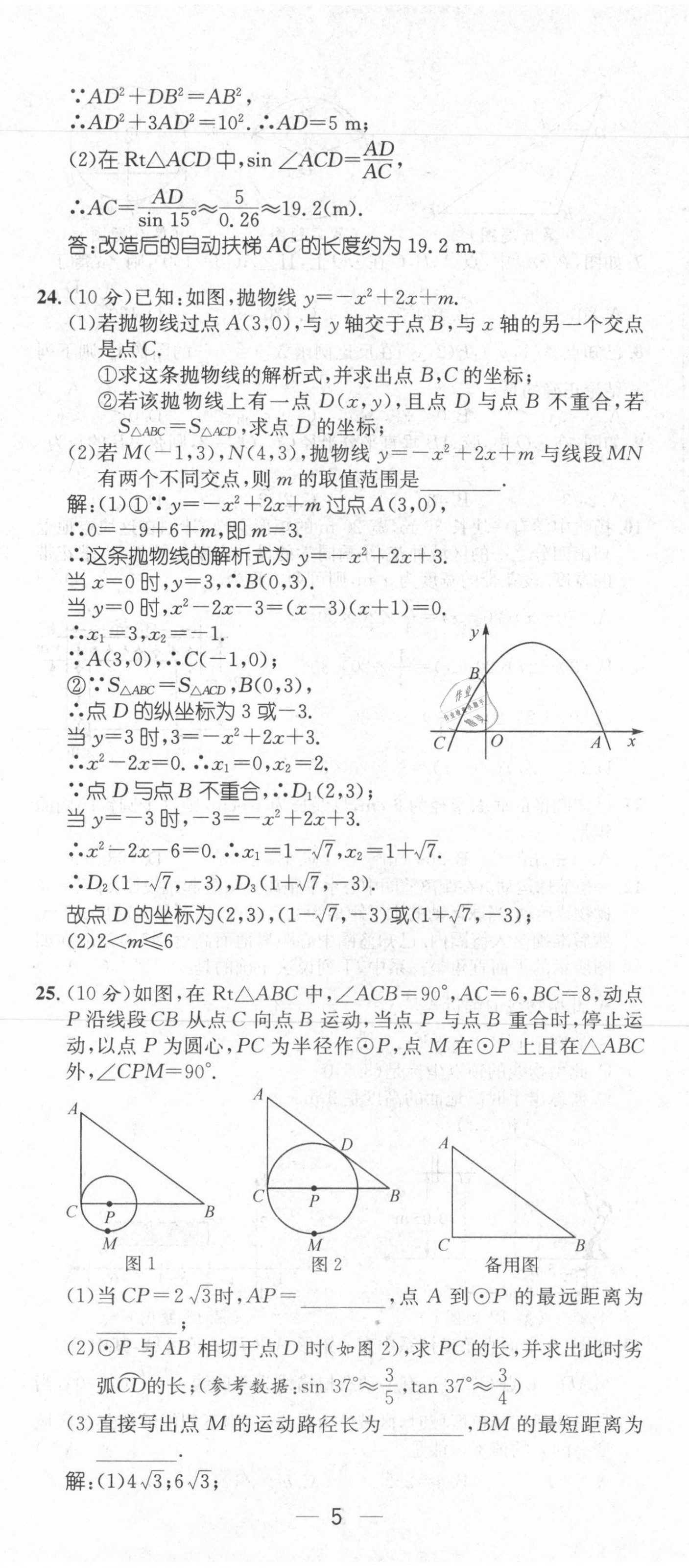 2021年名师测控九年级数学上册冀教版河北专版 第5页