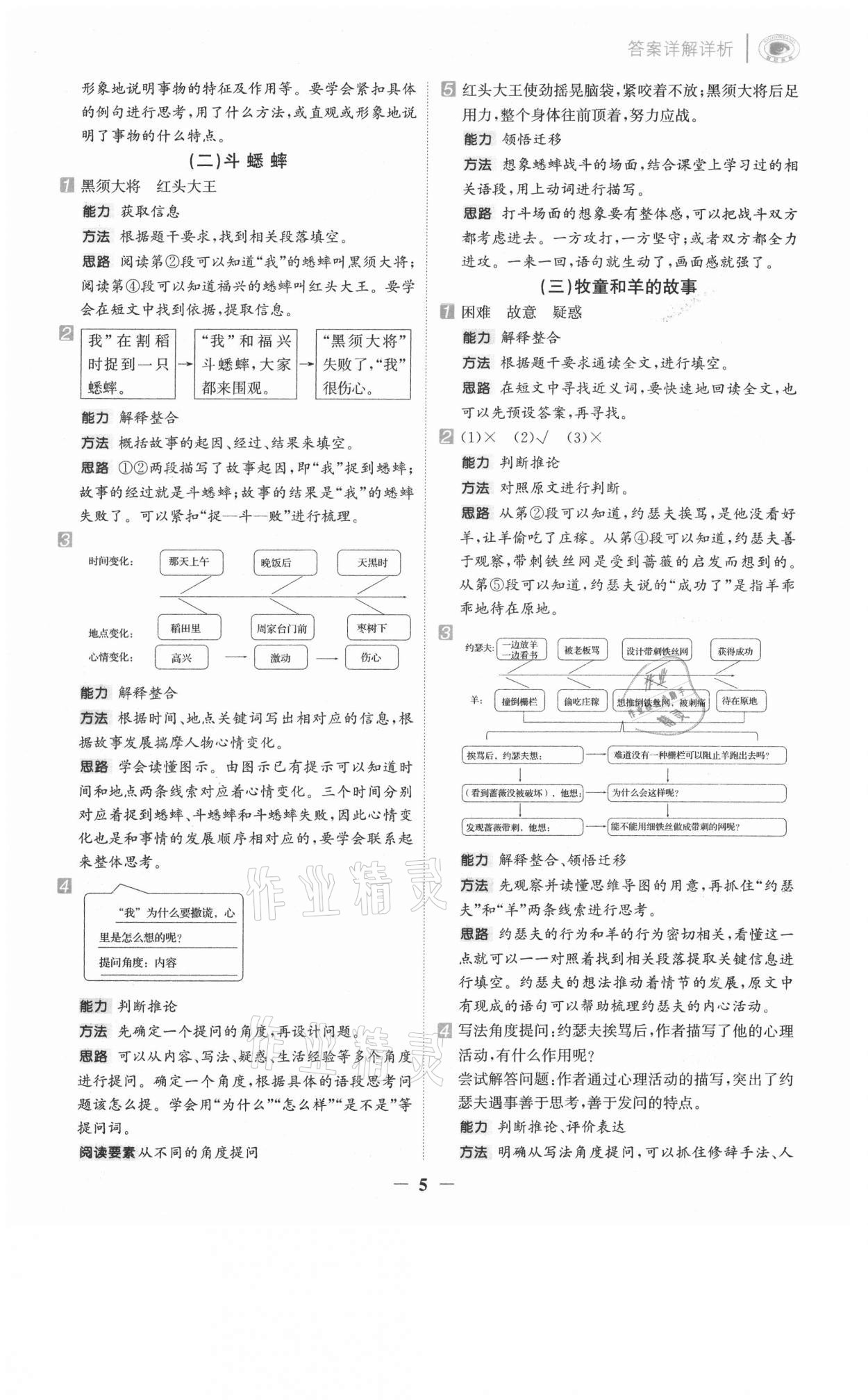 2021年知行合閱讀四年級語文上冊人教版浙江專版 第5頁