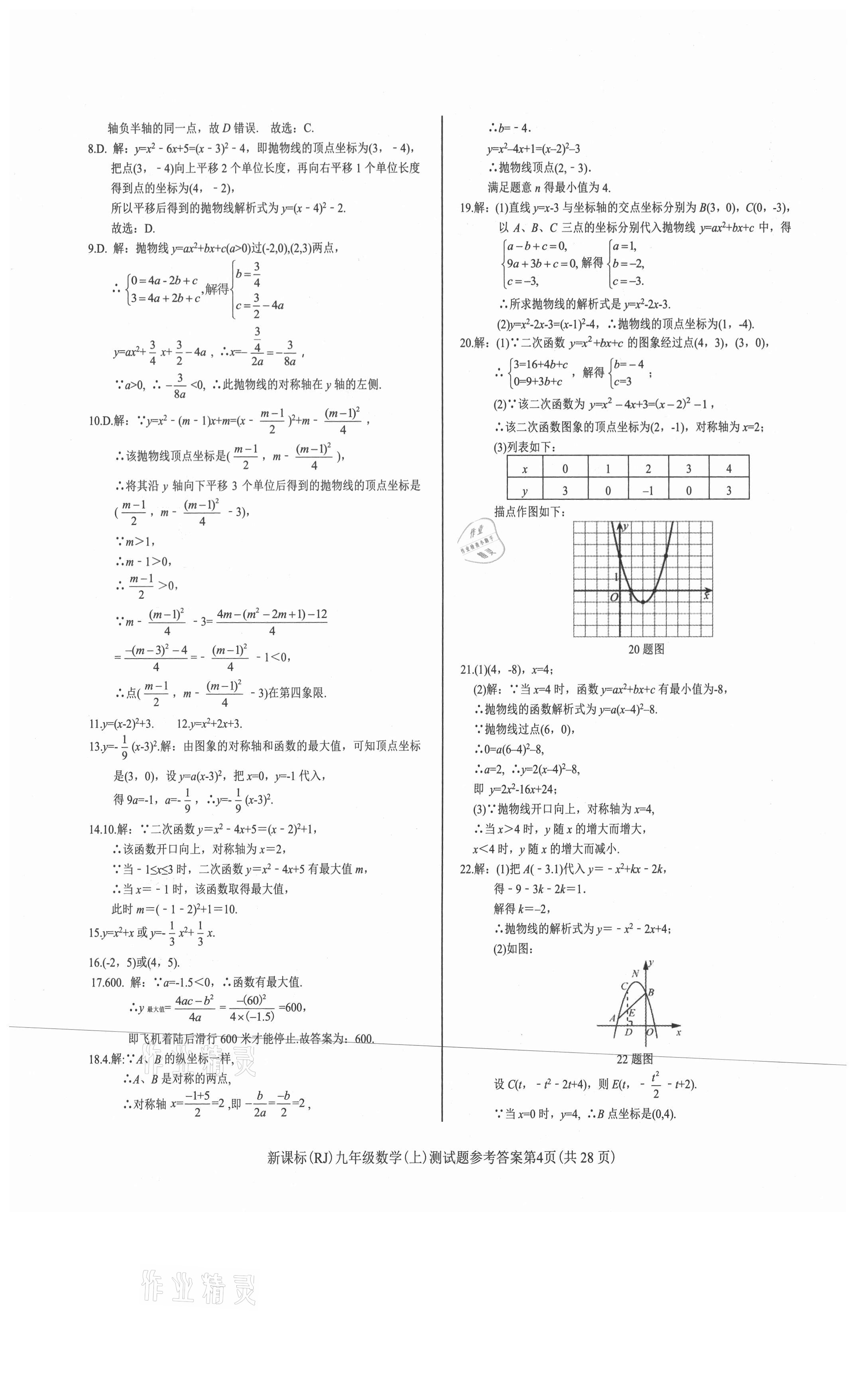 2021年學(xué)考2加1九年級(jí)數(shù)學(xué)上冊(cè)人教版 第4頁(yè)