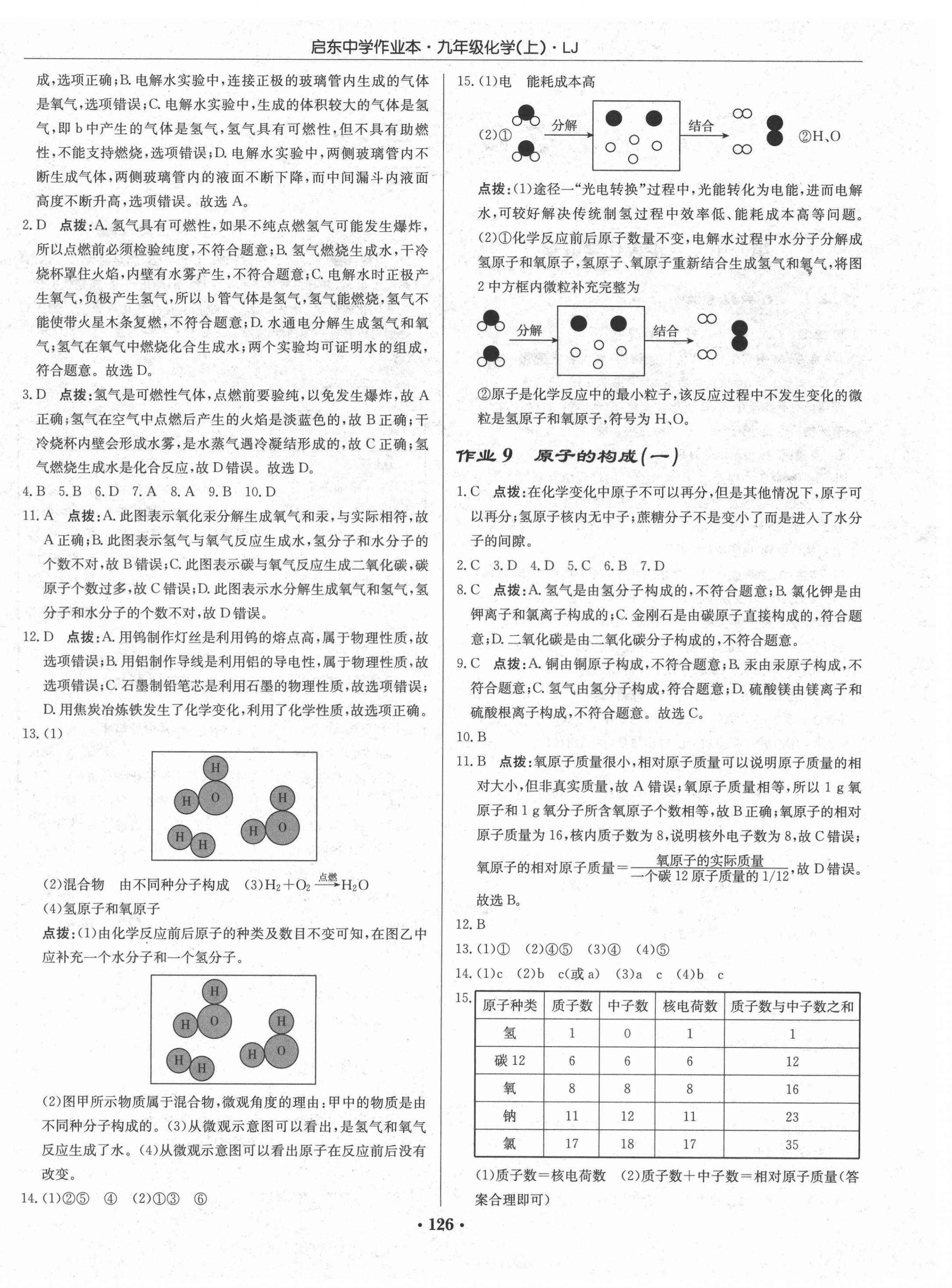 2021年啟東中學(xué)作業(yè)本九年級(jí)化學(xué)上冊(cè)魯教版 第4頁(yè)