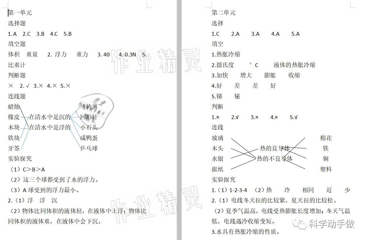 2021年科學動手做暑假版五年級 第1頁