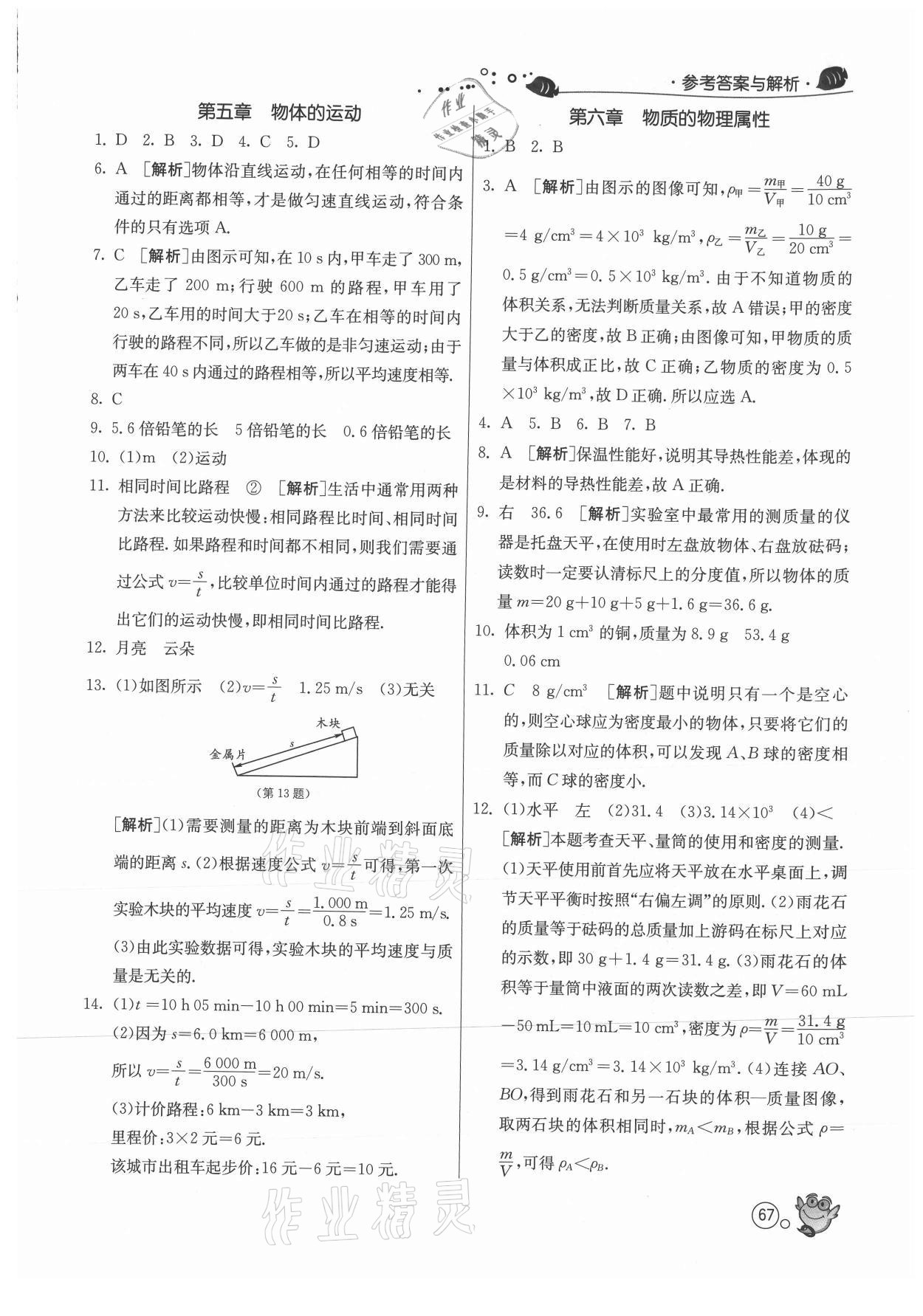 2021年快乐暑假八年级物理苏科版江苏人民出版社 第3页