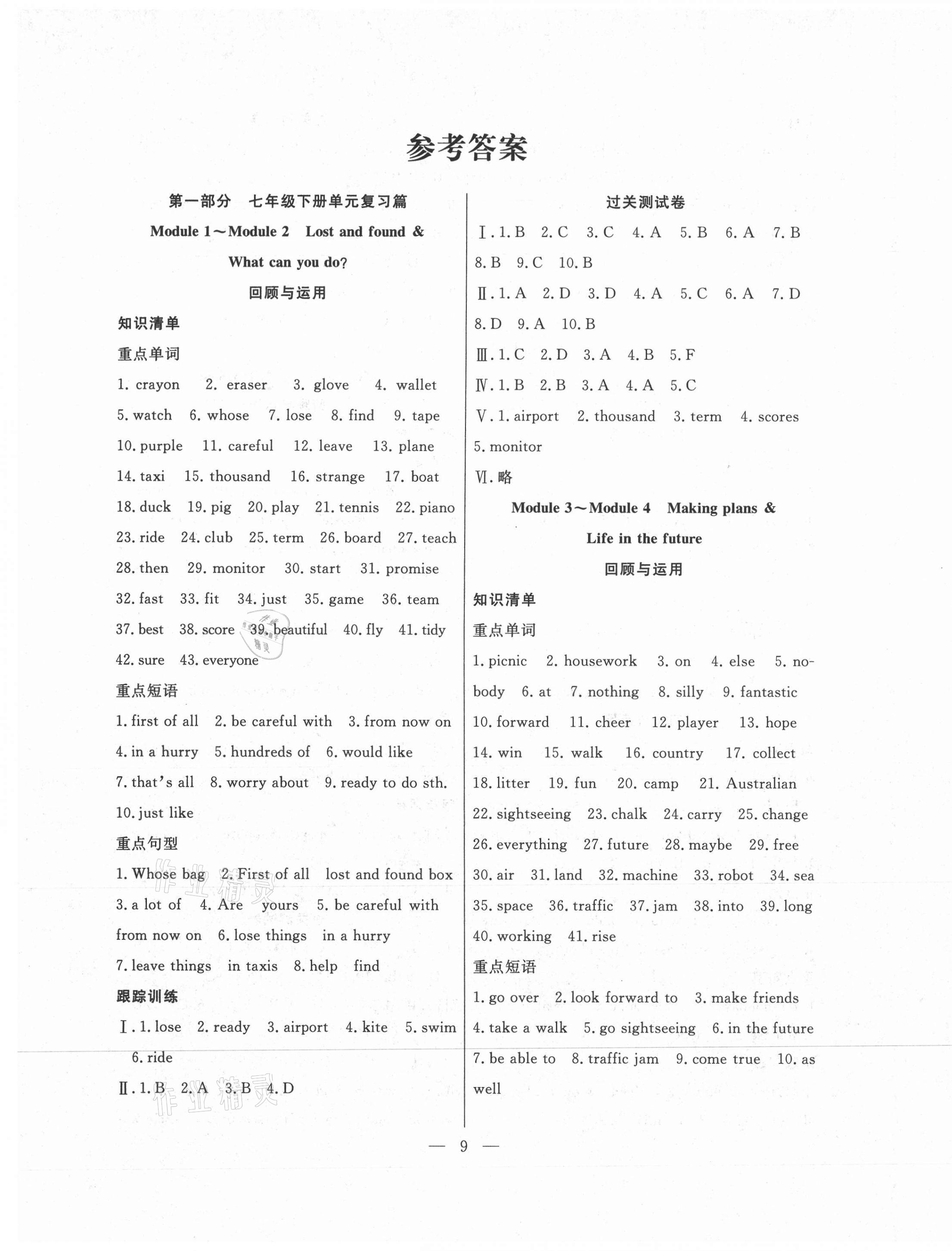 2021年暑假總動(dòng)員七年級(jí)英語(yǔ)外研版合肥工業(yè)大學(xué)出版社 第1頁(yè)