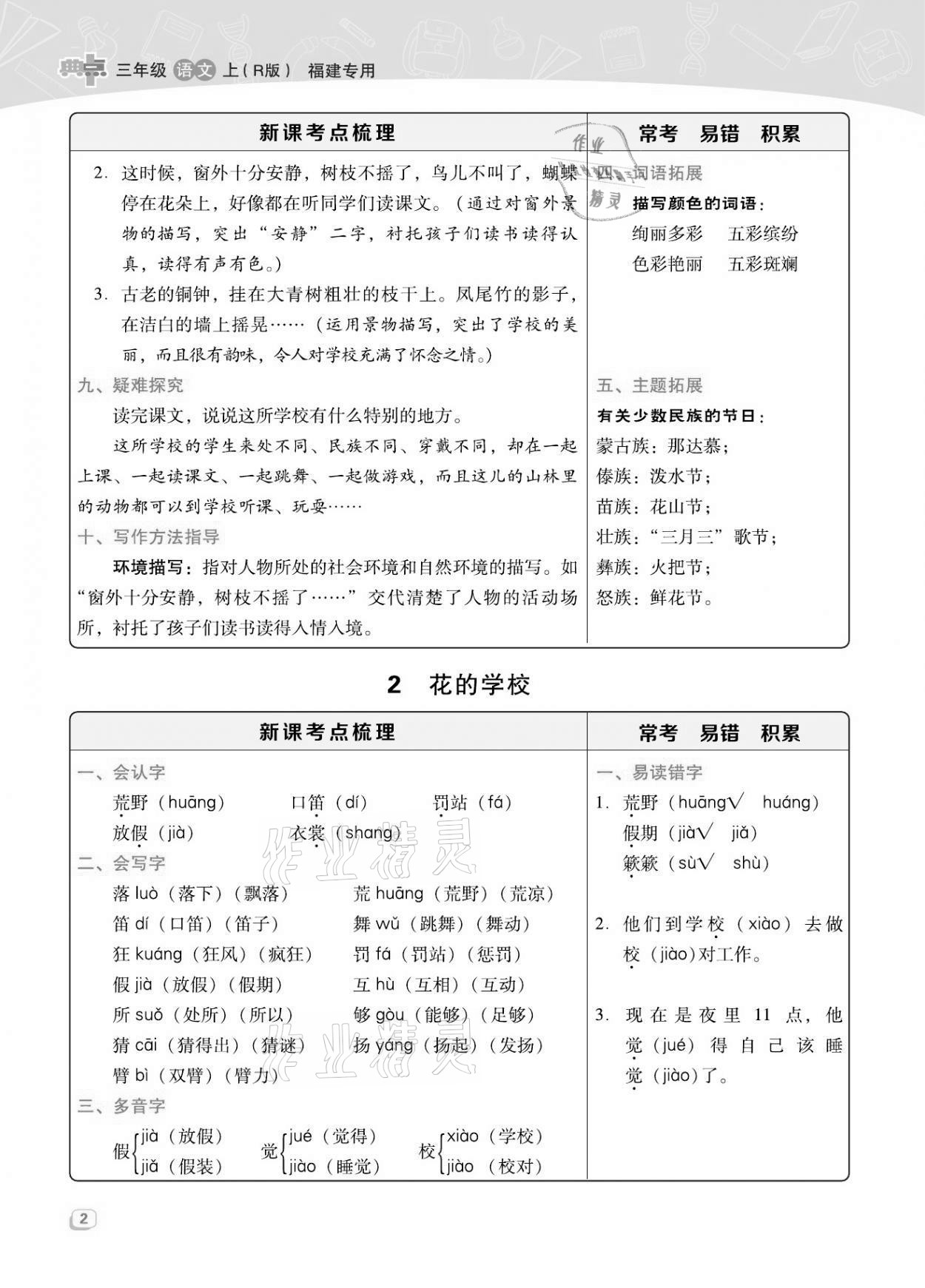 2021年綜合應(yīng)用創(chuàng)新題典中點(diǎn)三年級(jí)語(yǔ)文上冊(cè)人教版福建專版 第2頁(yè)