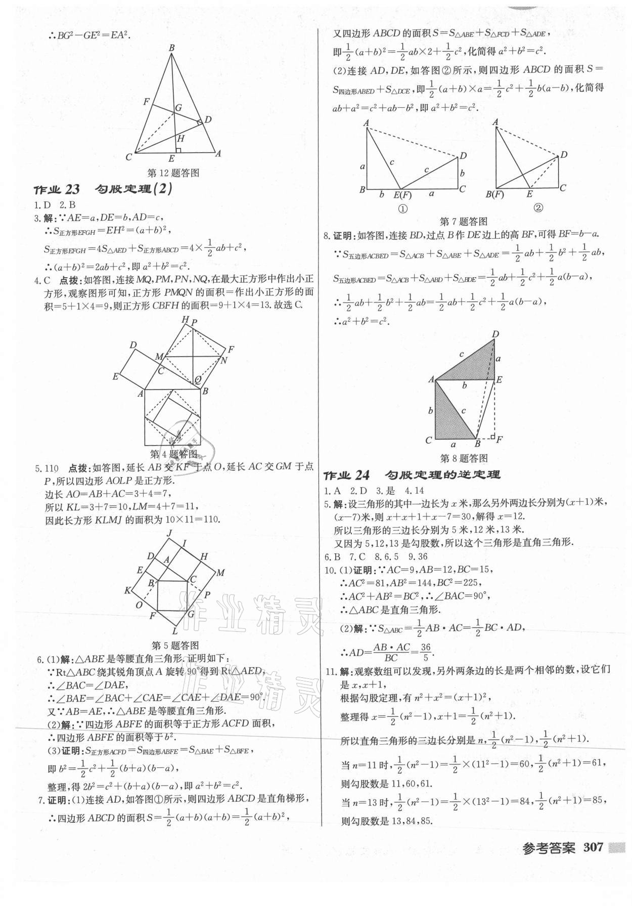 2021年启东中学作业本八年级数学上册苏科版连淮专版 第17页