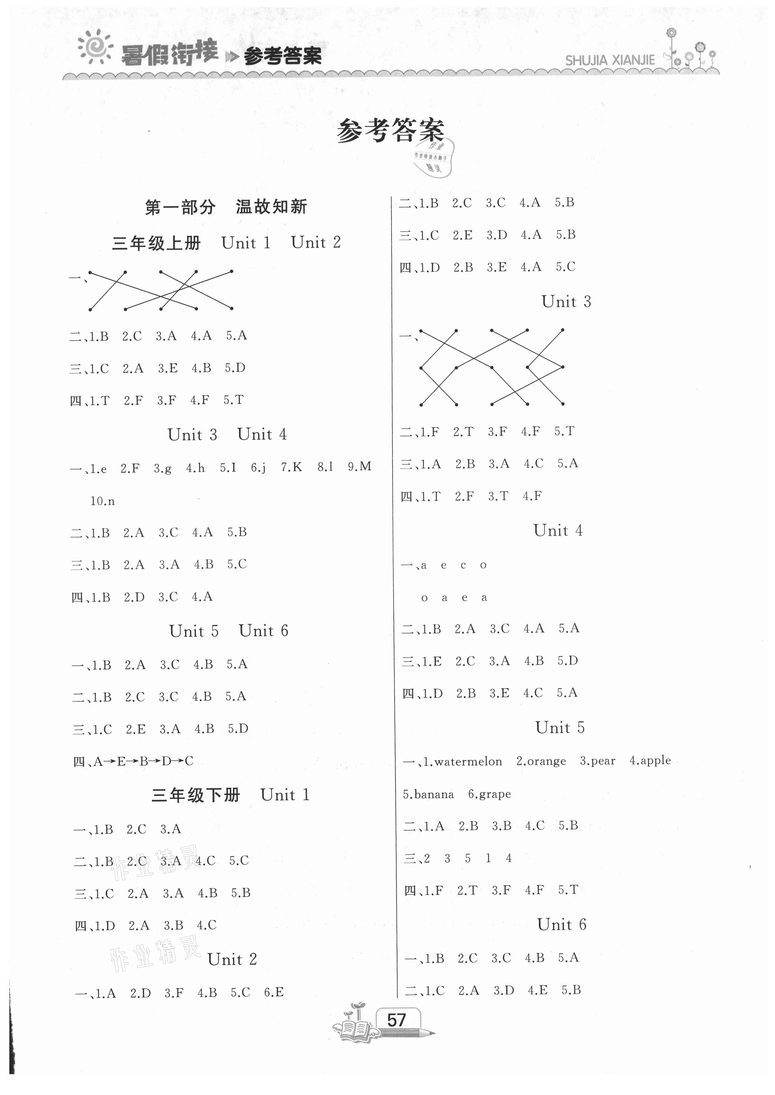 2021年快樂假期吉林出版集團三年級英語人教版 第1頁