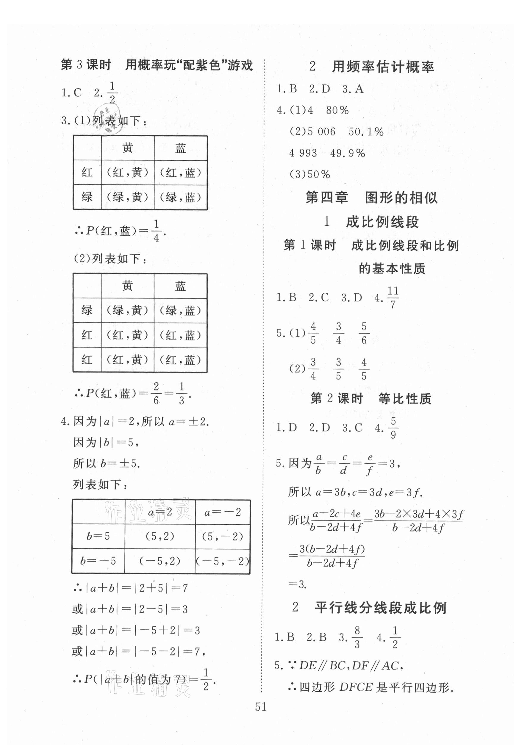 2021年暢行課堂九年級(jí)數(shù)學(xué)上冊北師大版 第6頁