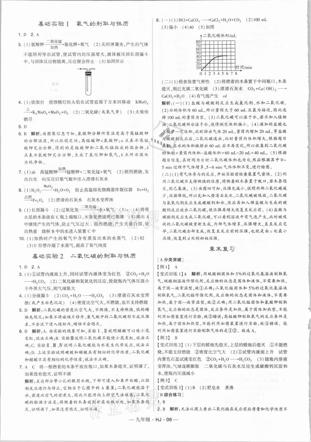 2021年學霸題中題九年級化學上冊滬教版 第6頁