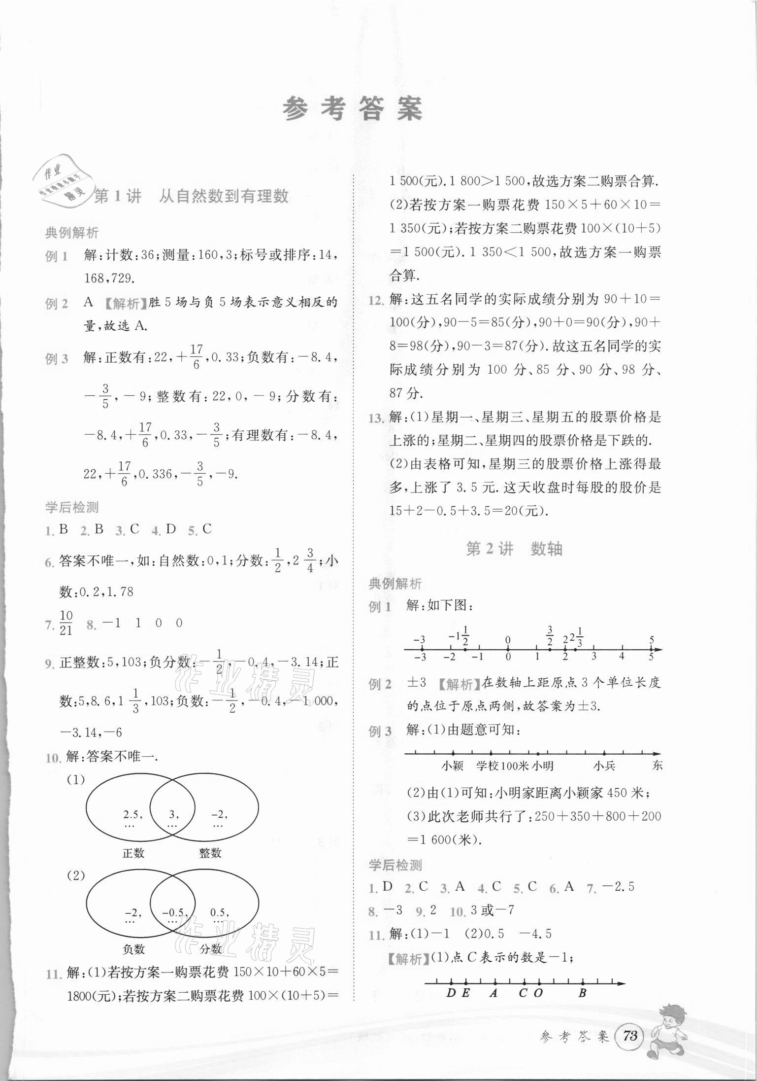 2021年暑期銜接教材小升初數(shù)學(xué)浙教版 第1頁