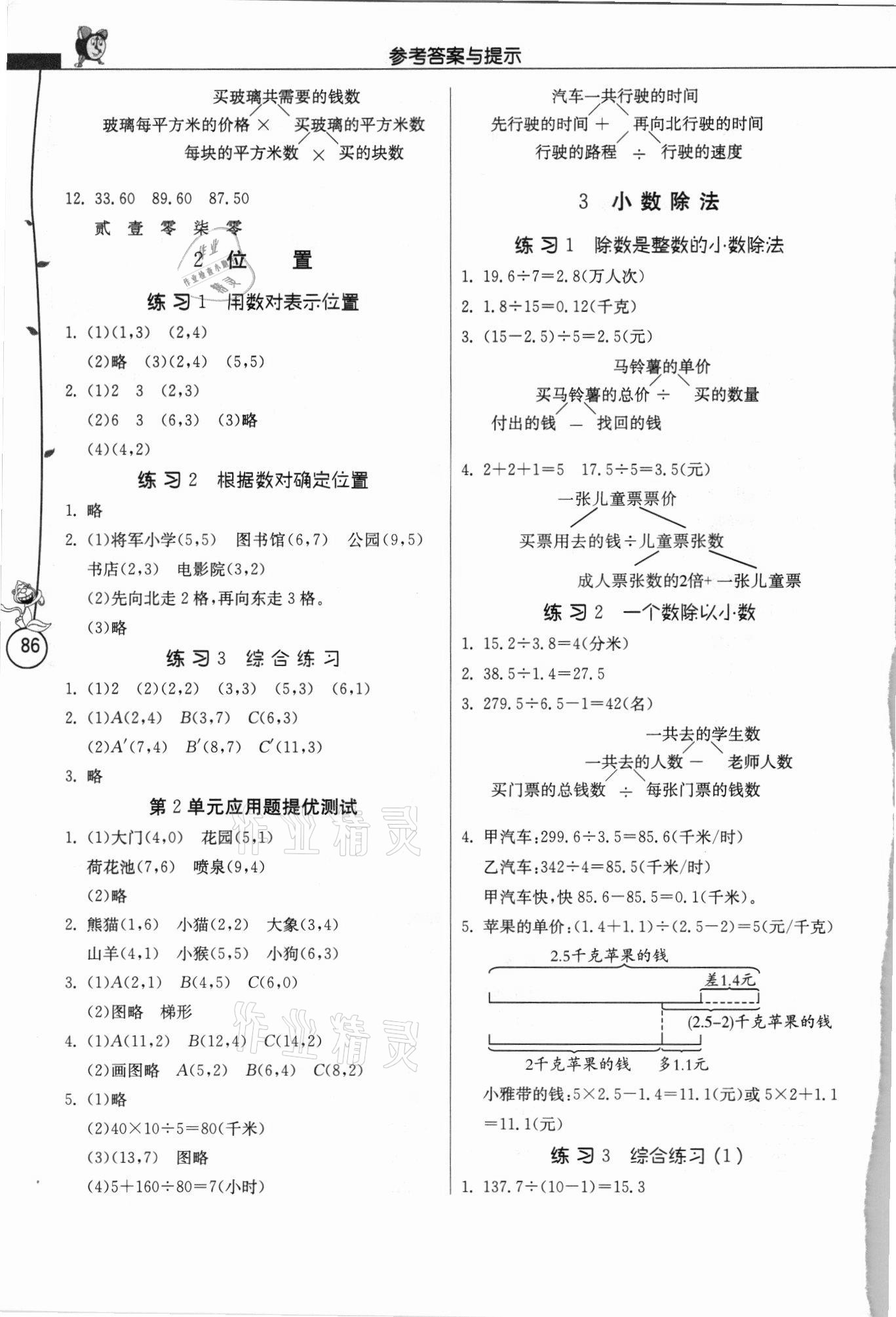 2021年春雨教育解題高手五年級(jí)數(shù)學(xué)上冊(cè)人教版 第4頁(yè)