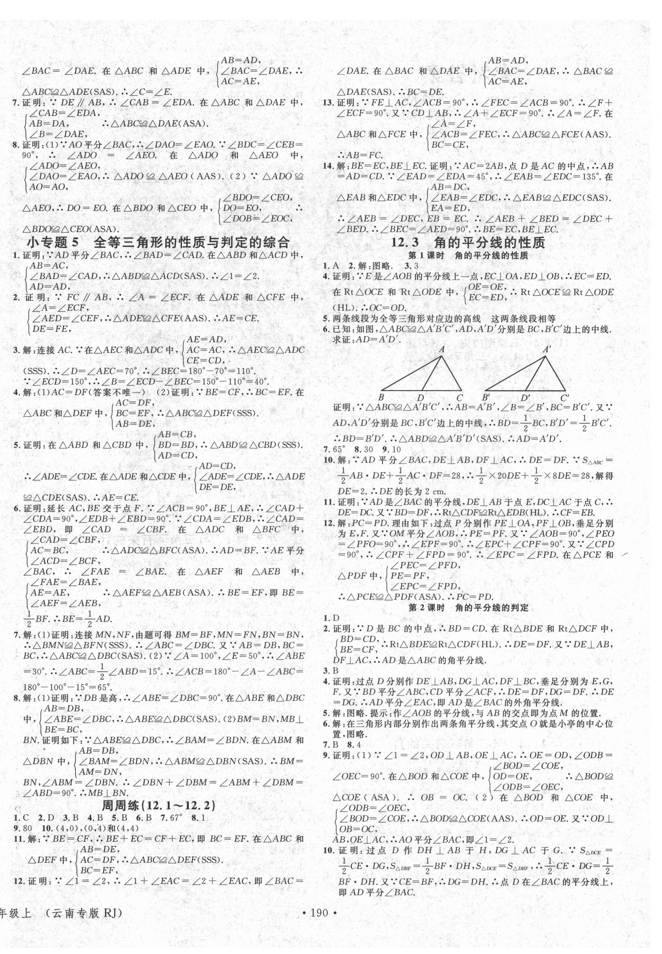 2021年名校課堂八年級數(shù)學上冊人教版云南專版 第4頁