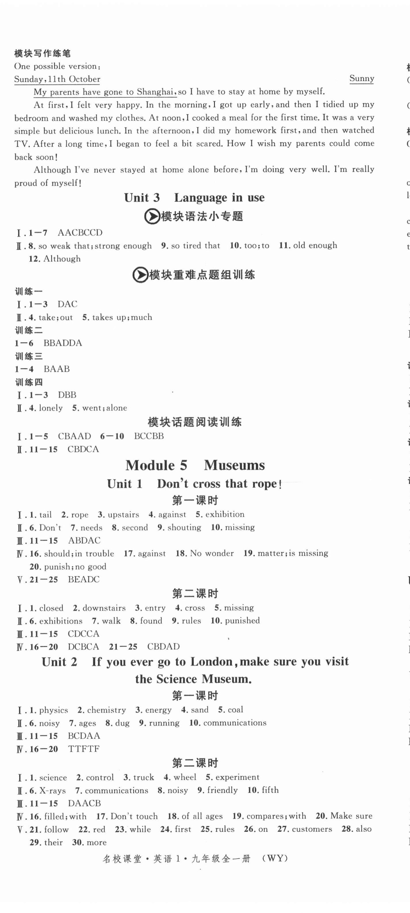 2021年名校課堂九年級英語全一冊外研版 第5頁