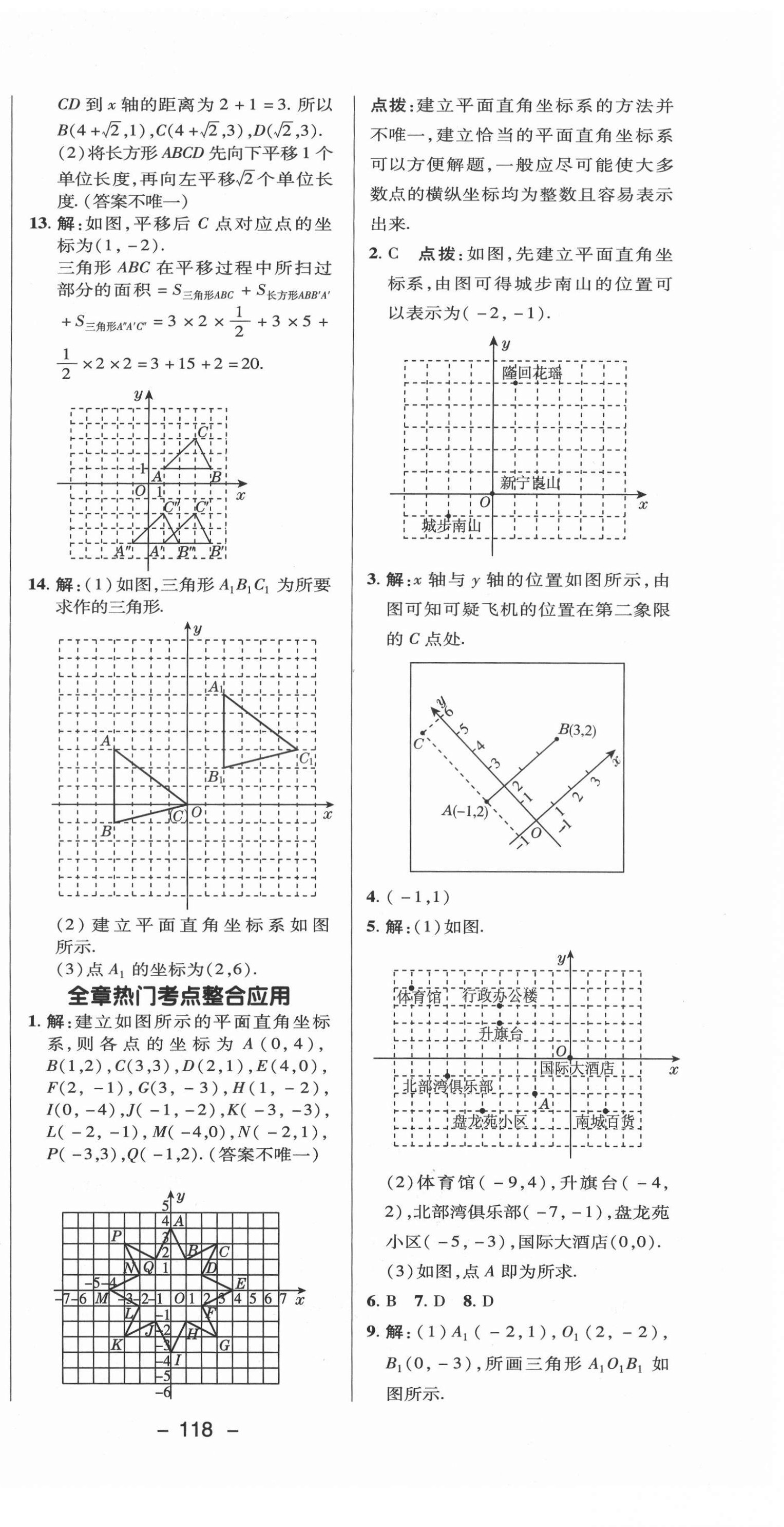 2021年综合应用创新题典中点八年级数学上册沪科版 参考答案第15页