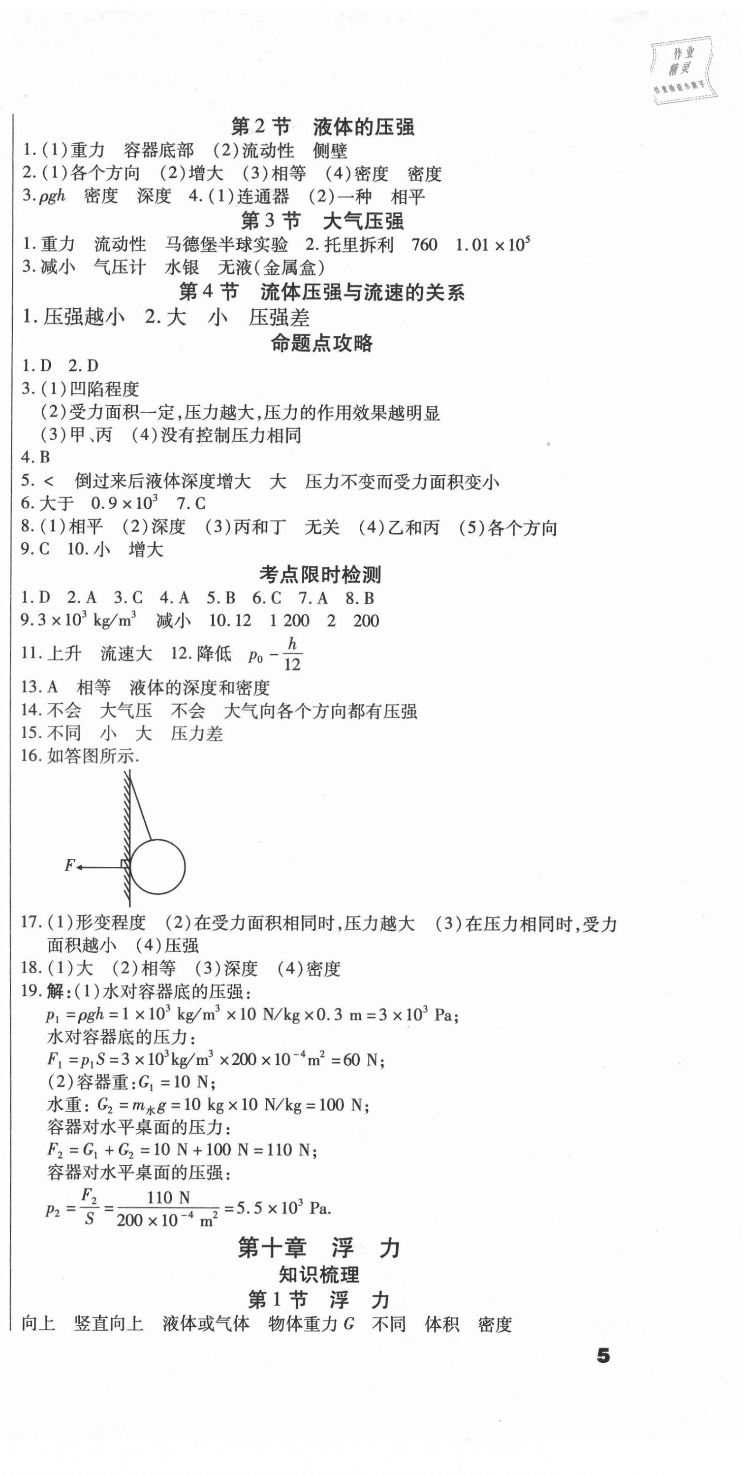 2021年本土假期總復(fù)習(xí)暑假八年級(jí)物理人教版 第3頁(yè)