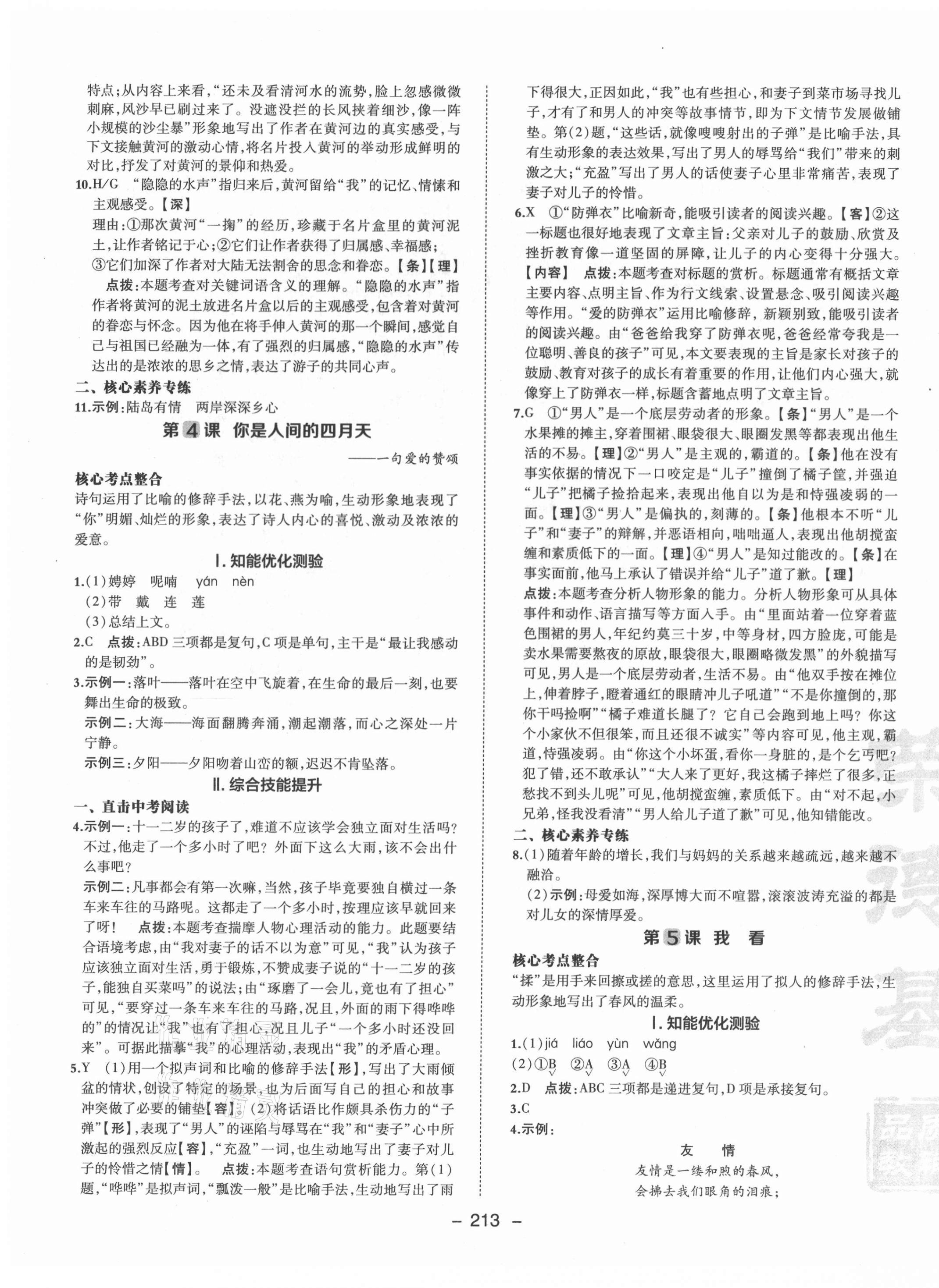 2021年综合应用创新题典中点九年级语文全一册人教版 第3页