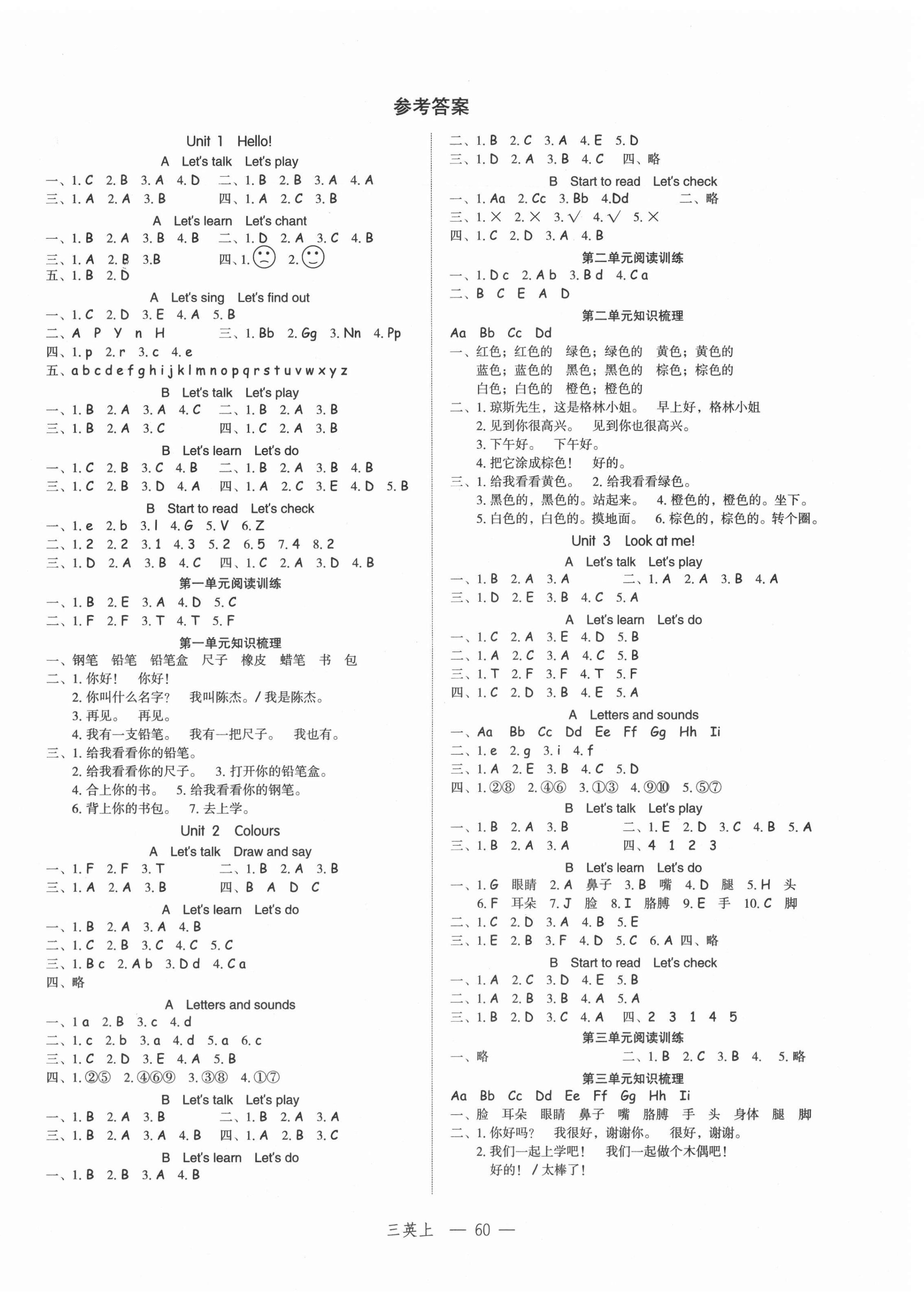 2021年名師面對(duì)面先學(xué)后練三年級(jí)英語(yǔ)上冊(cè)人教版 第1頁(yè)