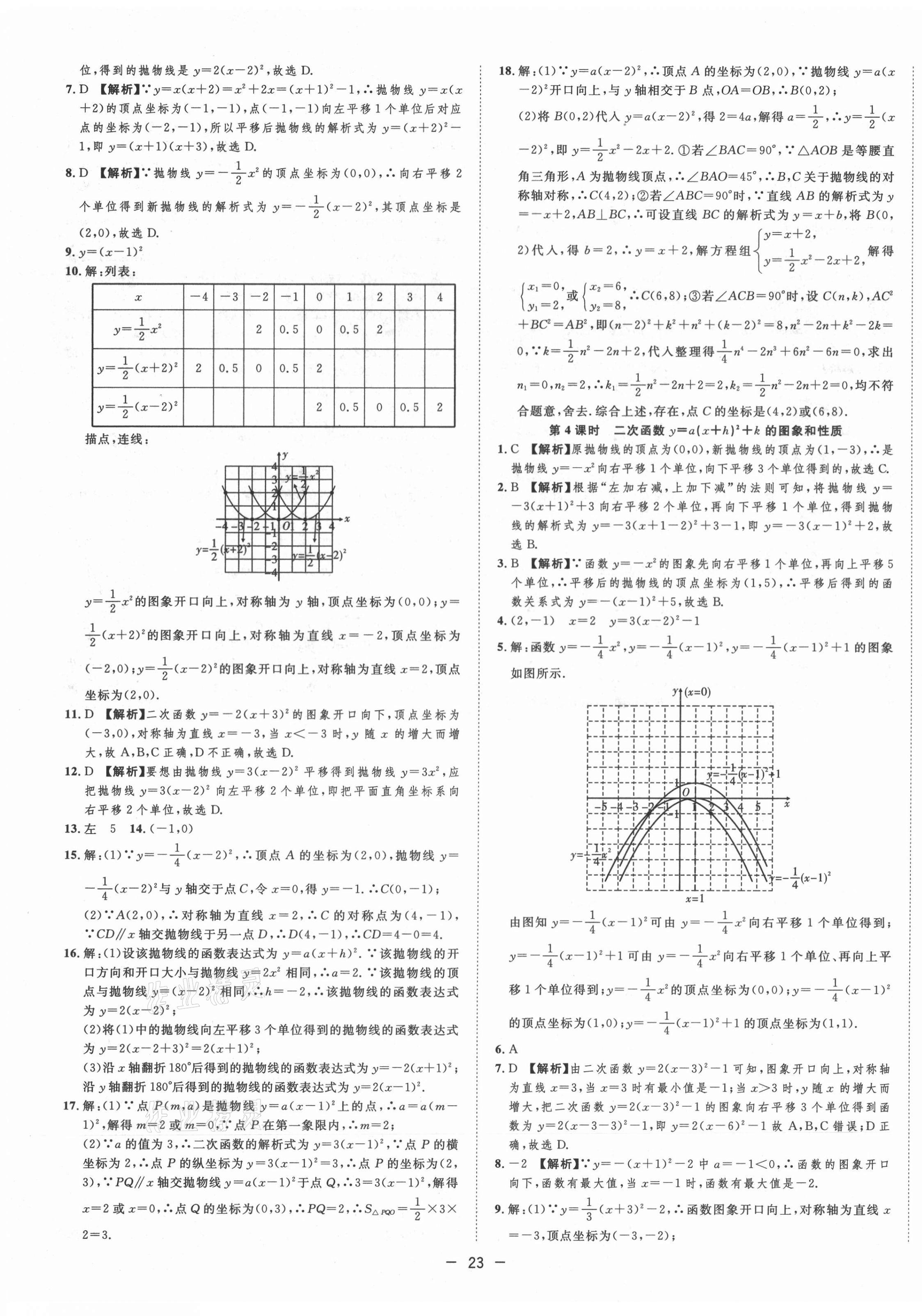 2021年全頻道課時(shí)作業(yè)九年級(jí)數(shù)學(xué)上冊(cè)滬科版 第9頁(yè)