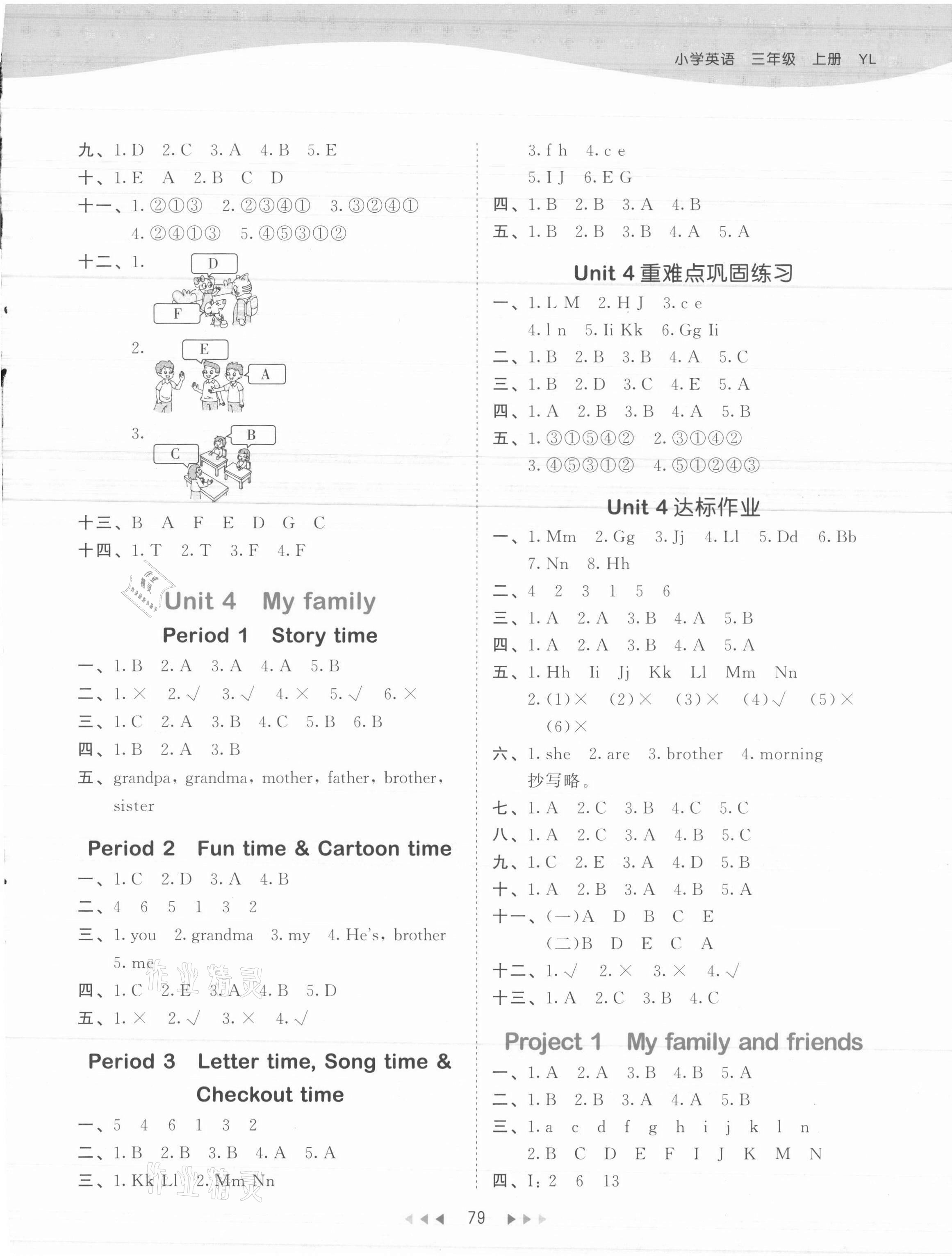 2021年53天天練三年級英語上冊譯林版 第3頁