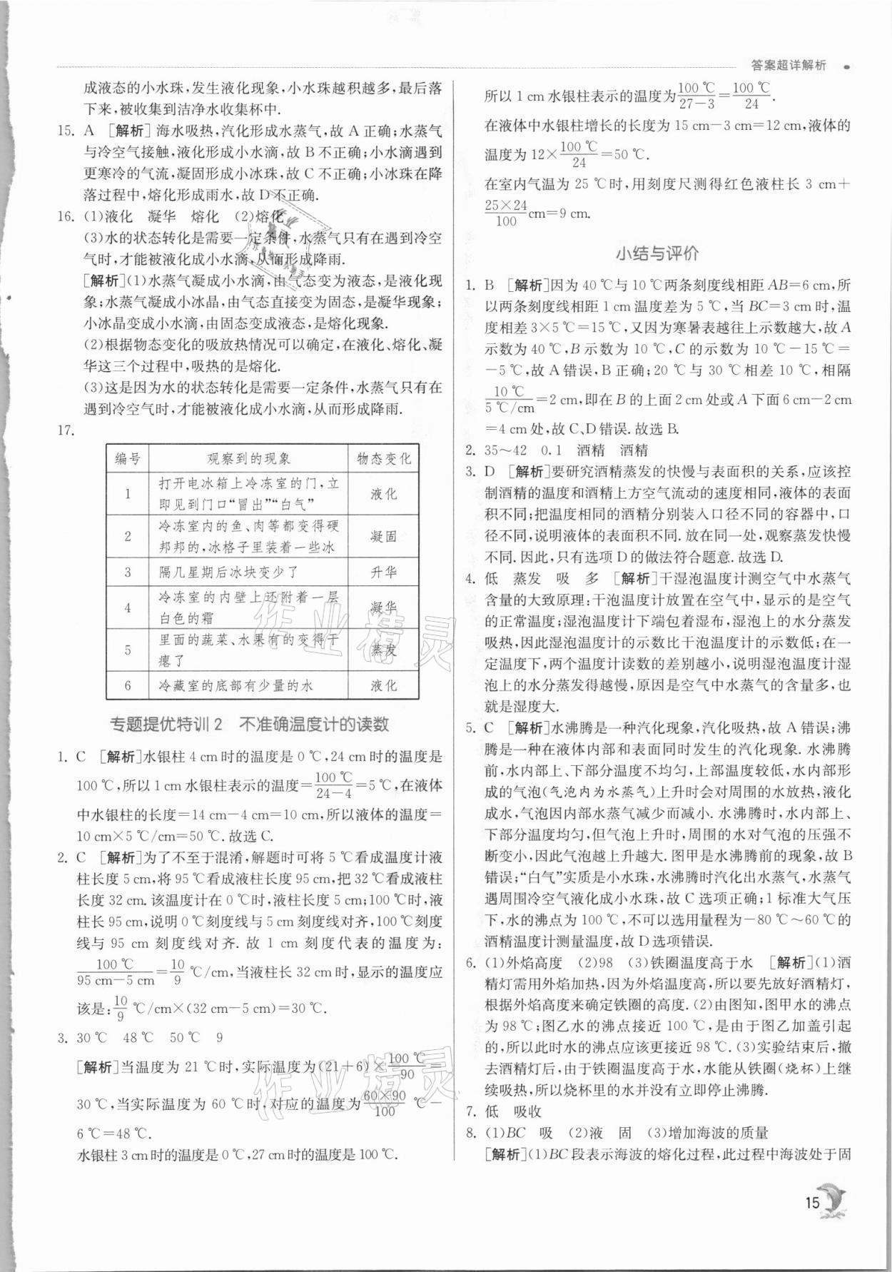 2021年實(shí)驗(yàn)班提優(yōu)訓(xùn)練八年級物理上冊蘇科版江蘇專版 第15頁