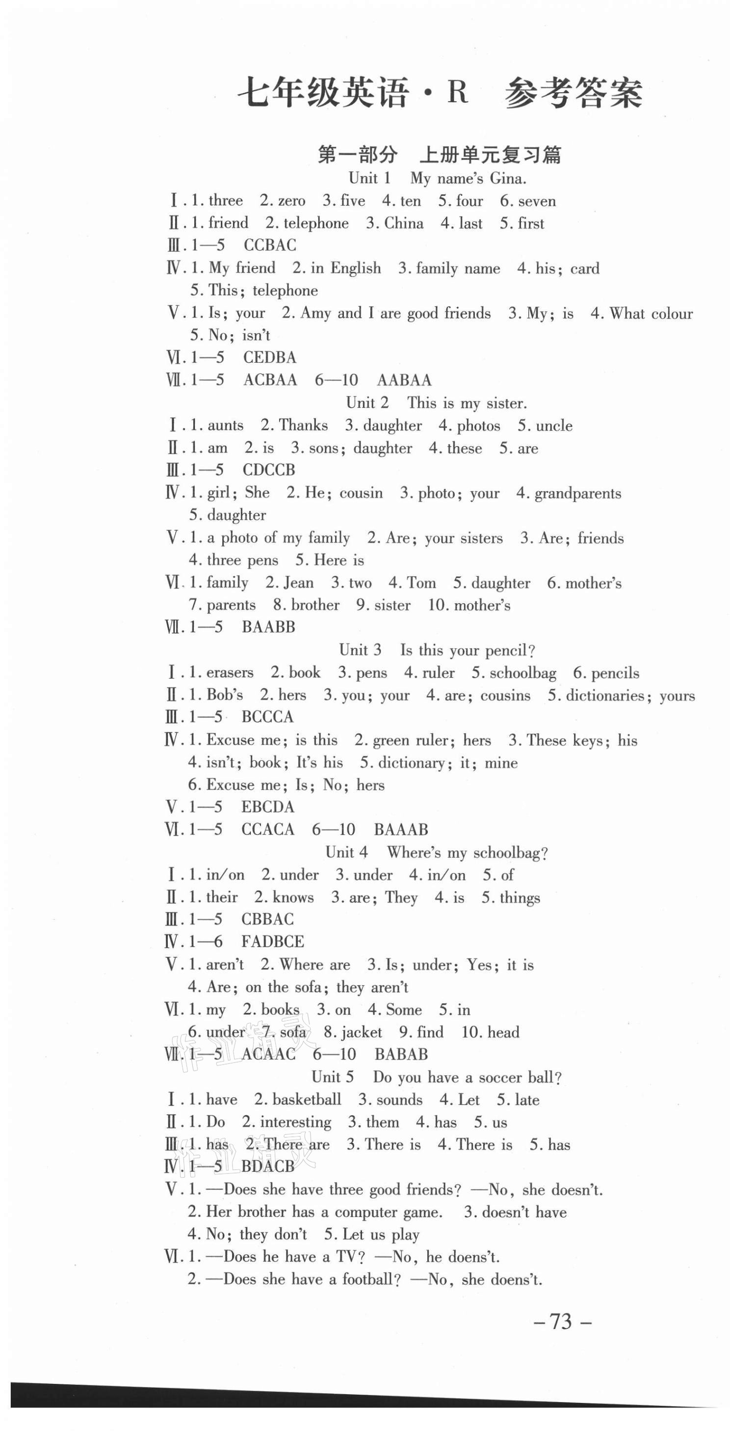 2021年智趣暑假溫故知新學(xué)年總復(fù)習(xí)七年級(jí)英語(yǔ)人教版 第1頁(yè)