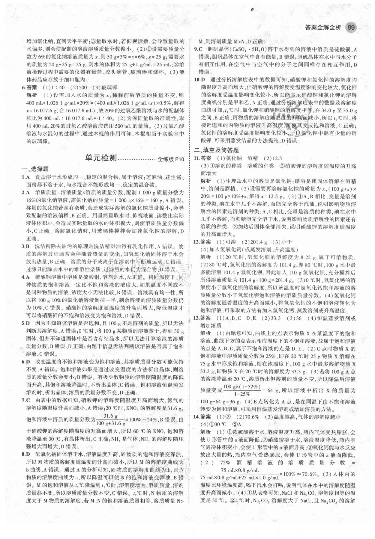 2021年5年中考3年模擬九年級化學(xué)全一冊魯教版山東專版 第5頁