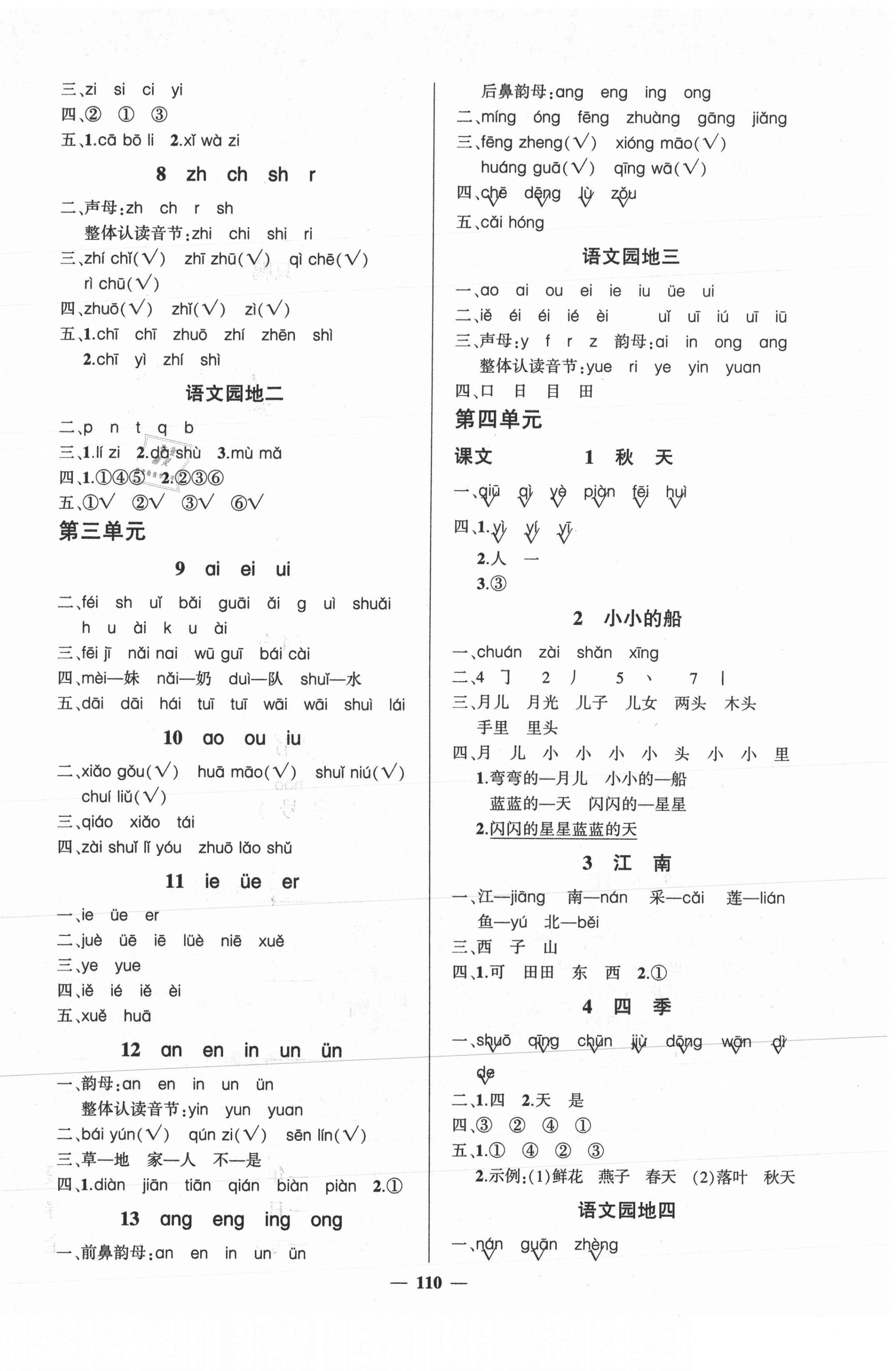 2021年?duì)钤刹怕穭?chuàng)優(yōu)作業(yè)100分一年級(jí)語(yǔ)文上冊(cè)人教版 第2頁(yè)