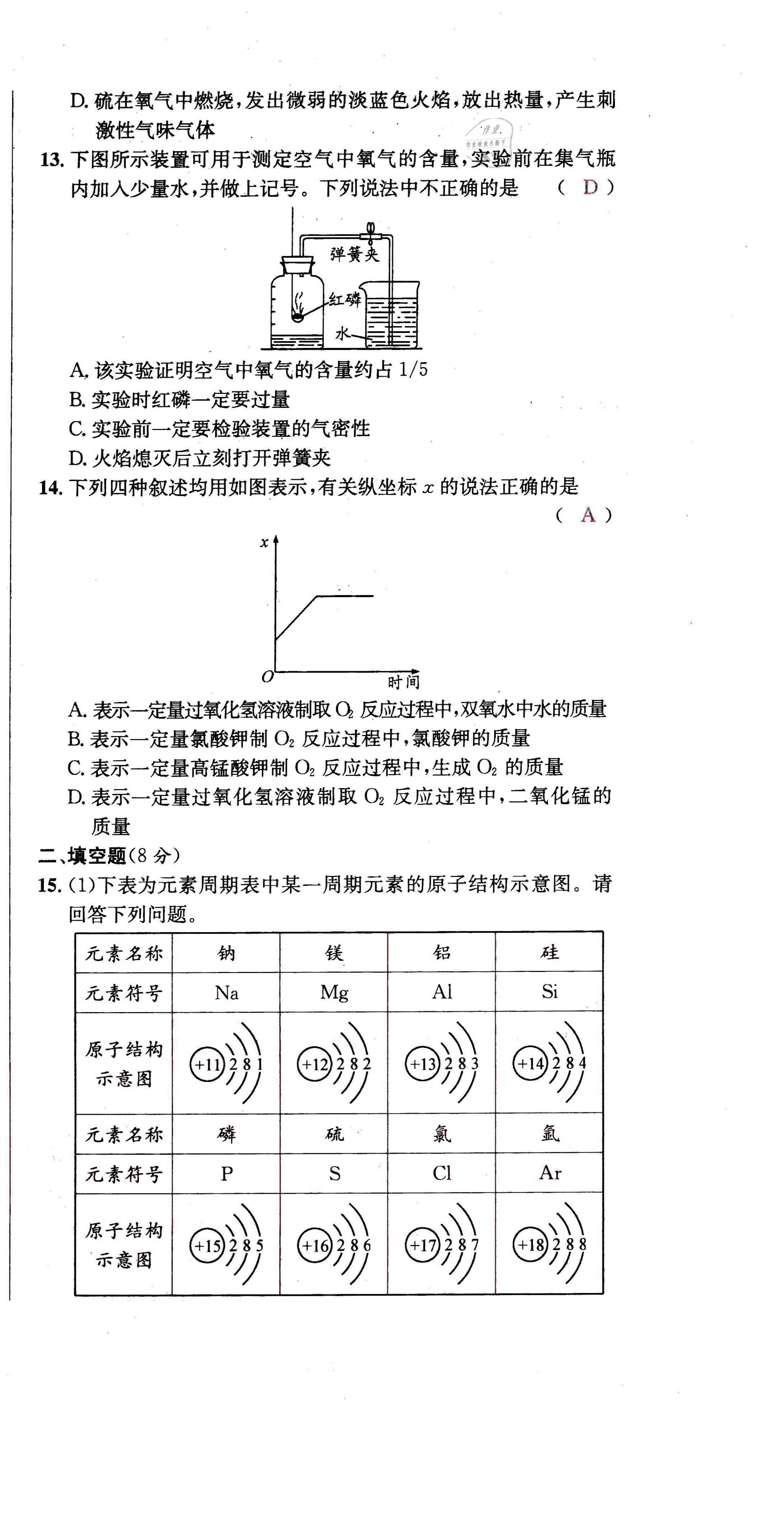 2021年蓉城學(xué)霸九年級(jí)化學(xué)上冊(cè)人教版 第21頁(yè)